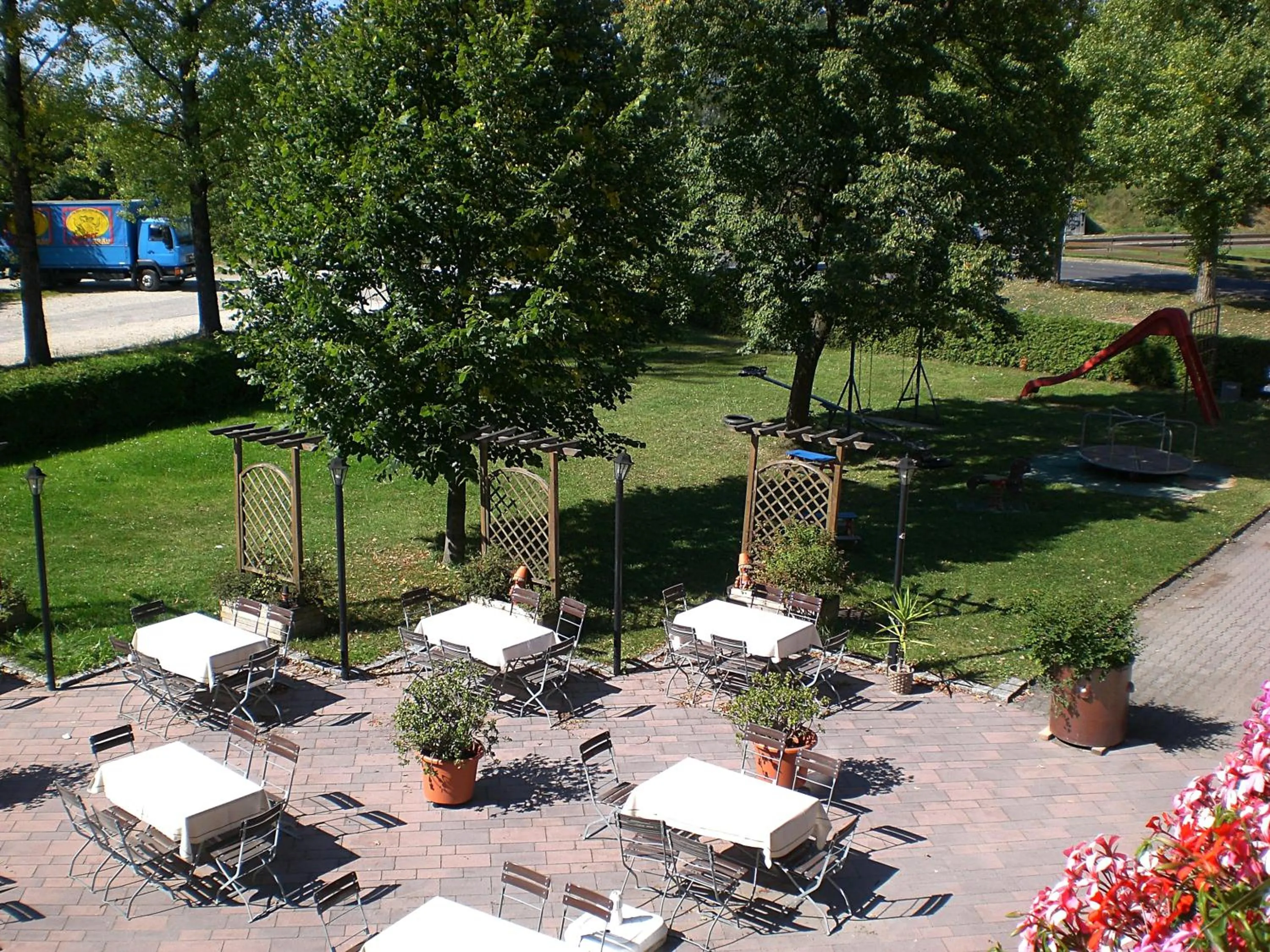 Garden in Hotel-Gasthof "Zum Bartl"