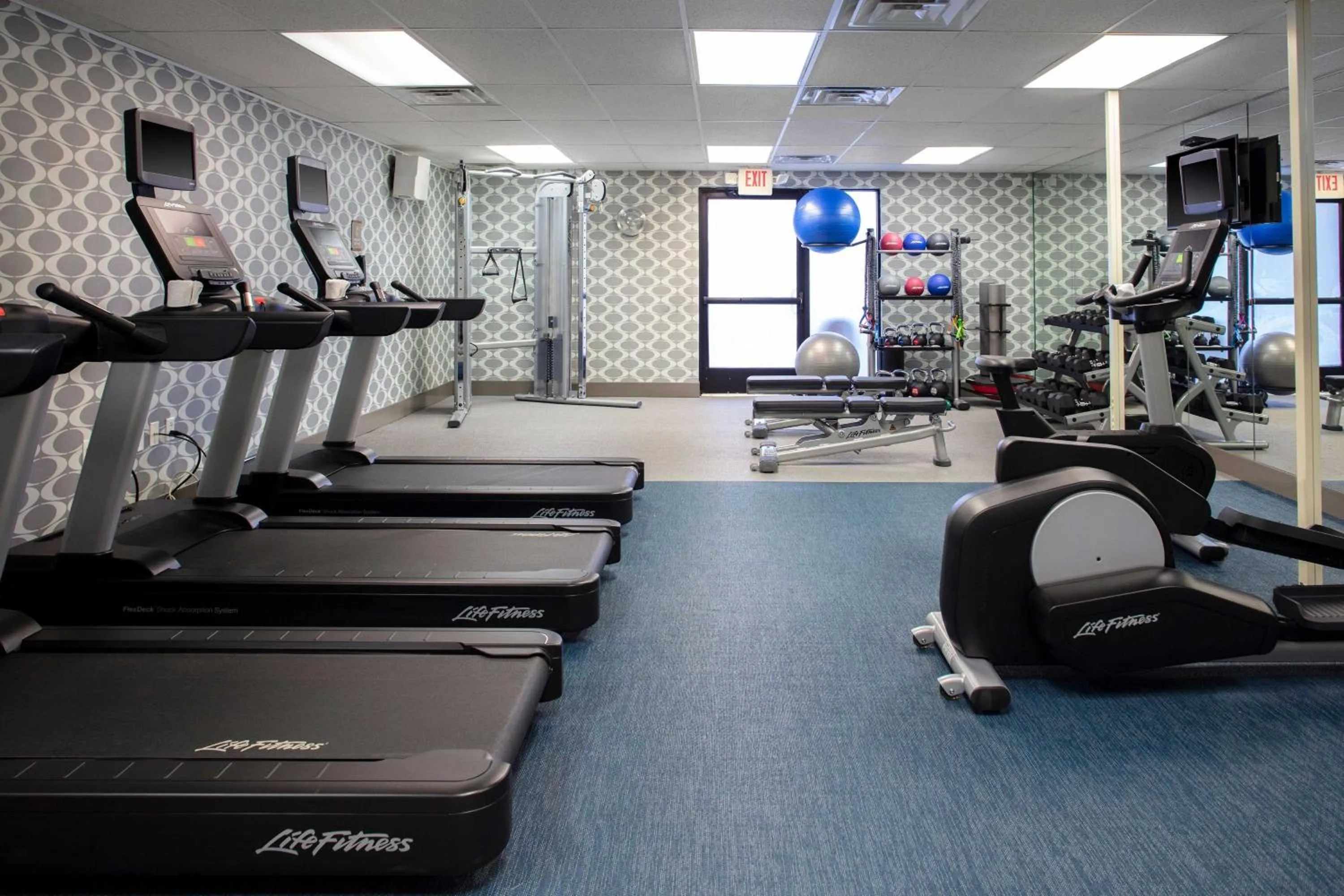 Fitness centre/facilities in Aloft Nashville West End