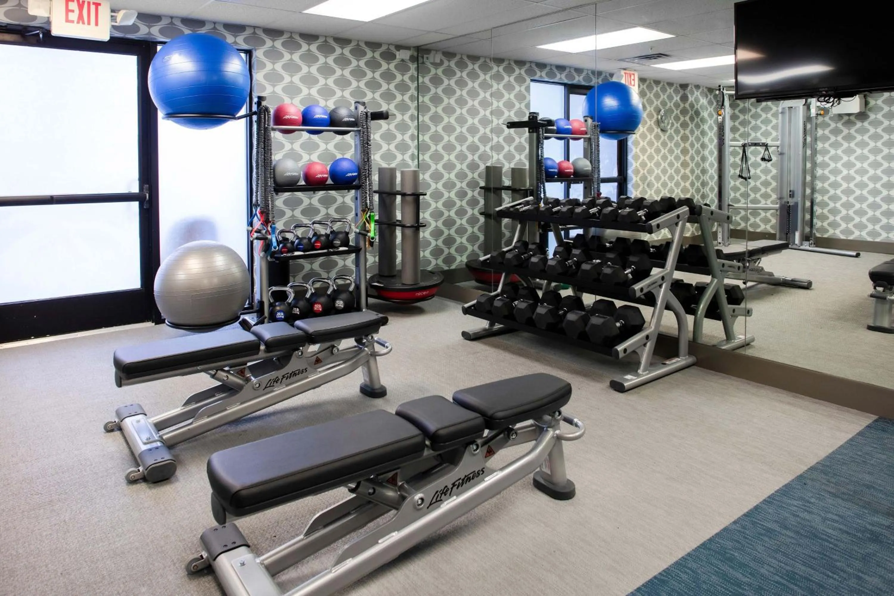 Fitness centre/facilities in Aloft Nashville West End