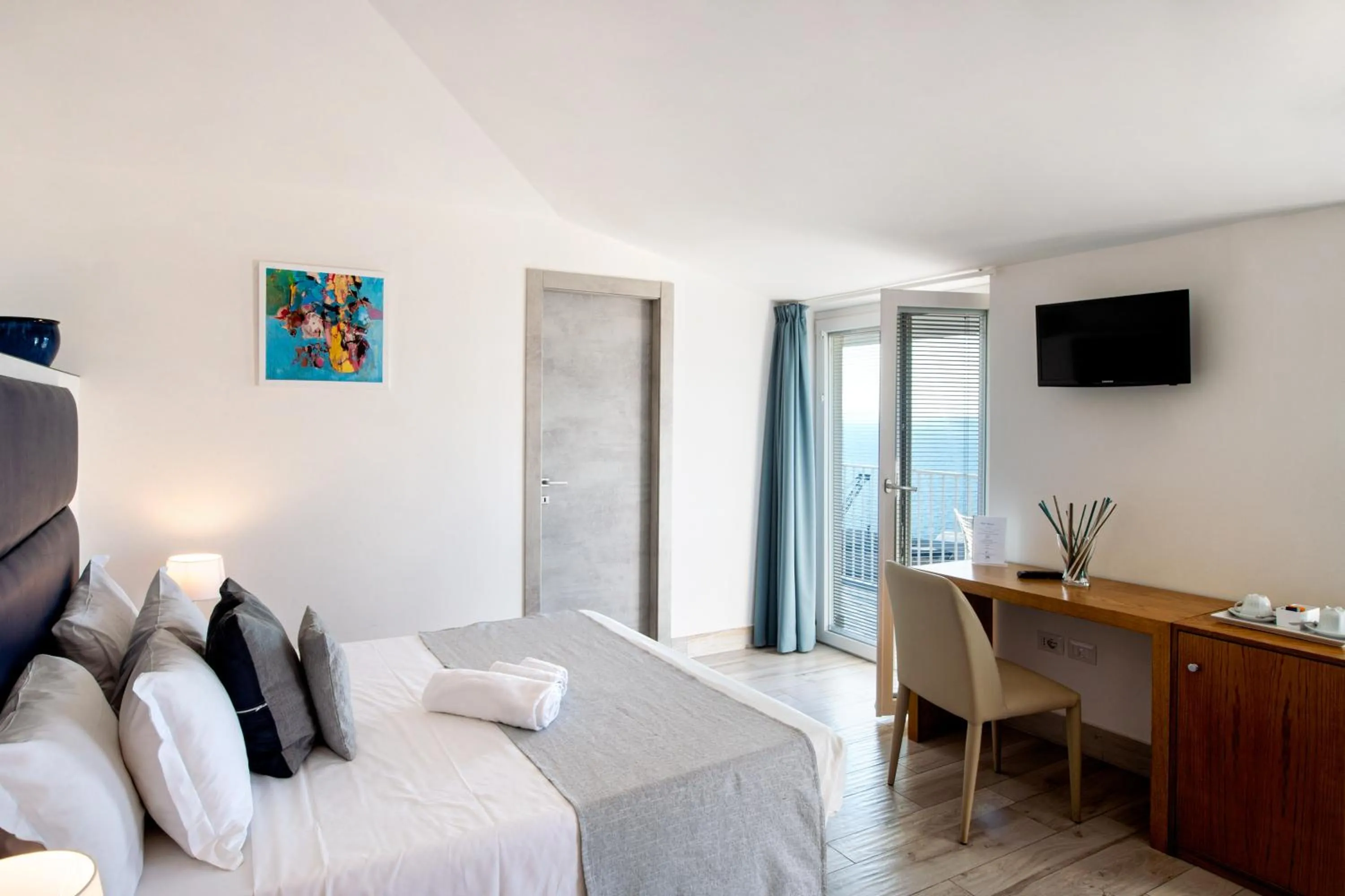 Communal lounge/ TV room in Relais Manfredi