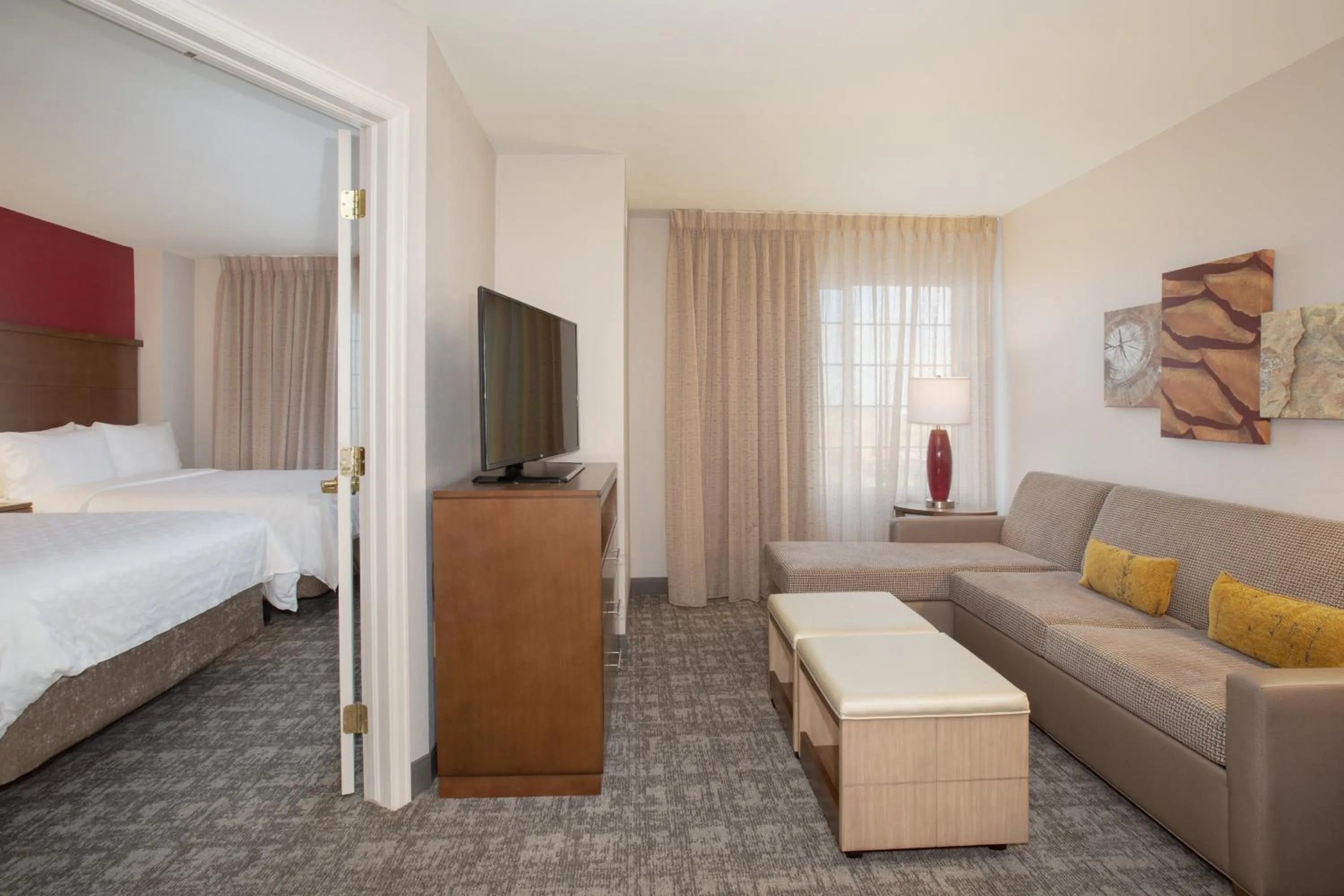 Photo of the whole room, Bed in Staybridge Suites Denver International Airport by IHG