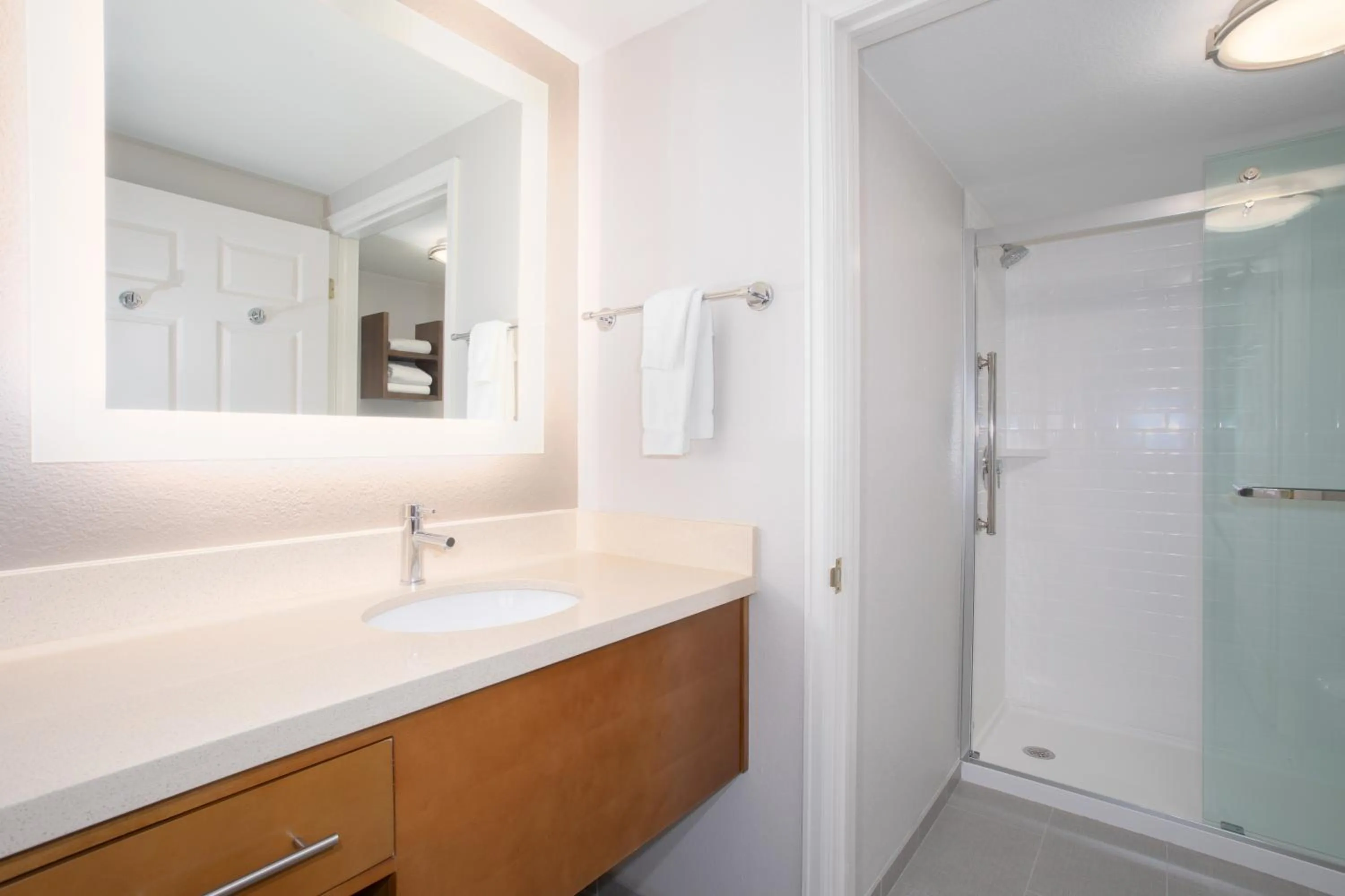 Bathroom in Staybridge Suites Denver International Airport by IHG