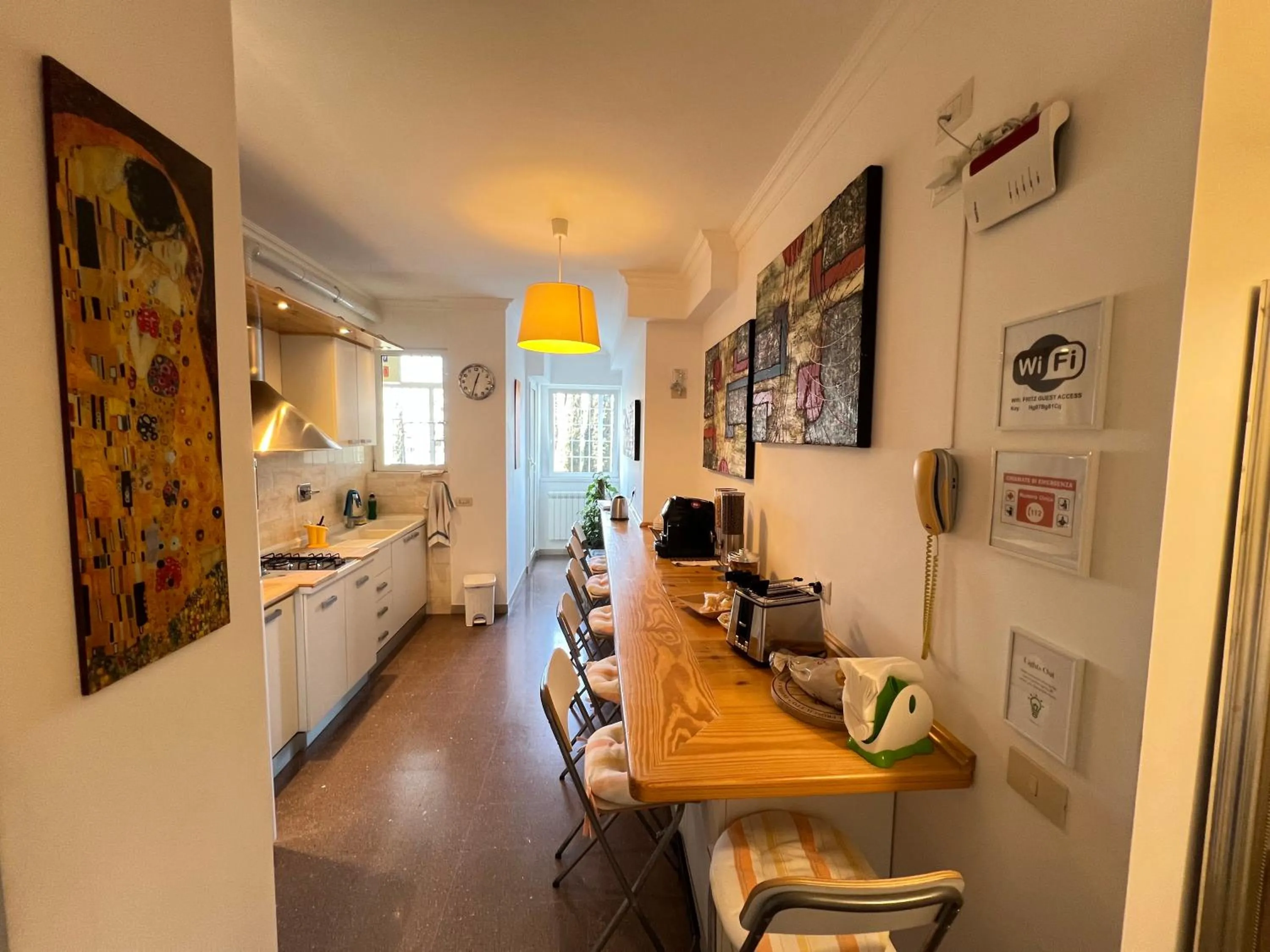 Kitchen or kitchenette in B&B Birba