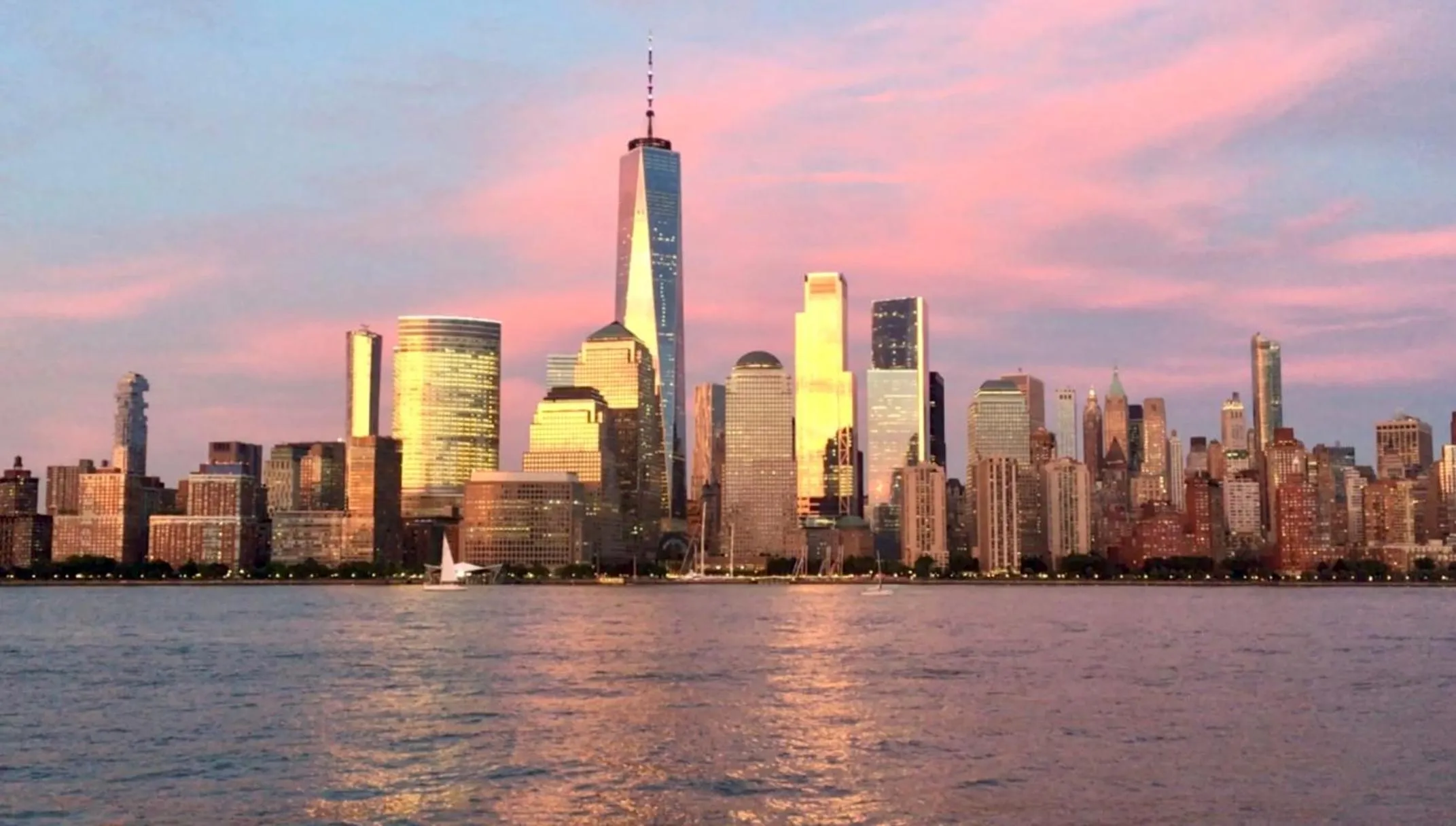 City view in Sonesta Simply Suites Jersey City