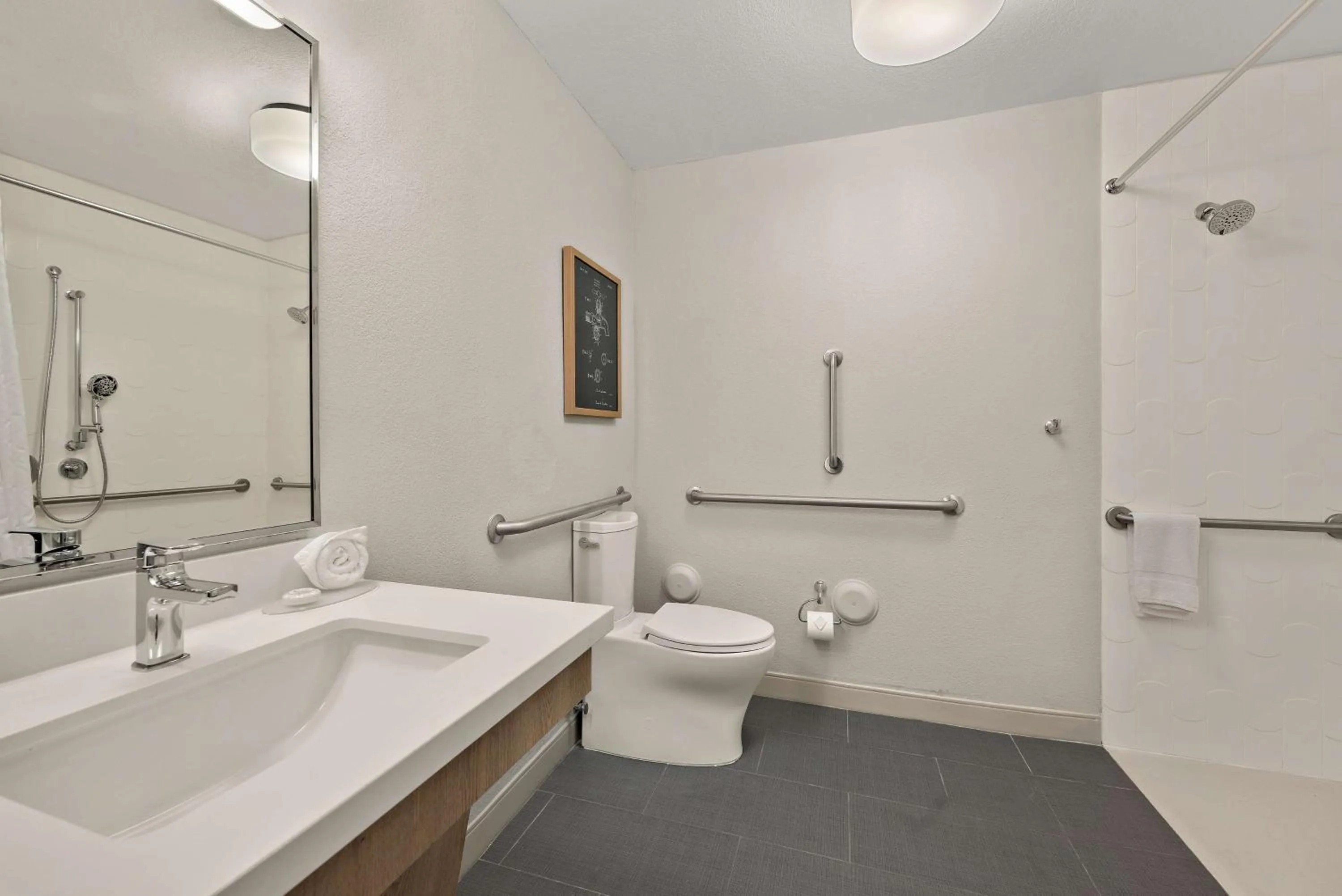 Bathroom in Sonesta Simply Suites Jersey City