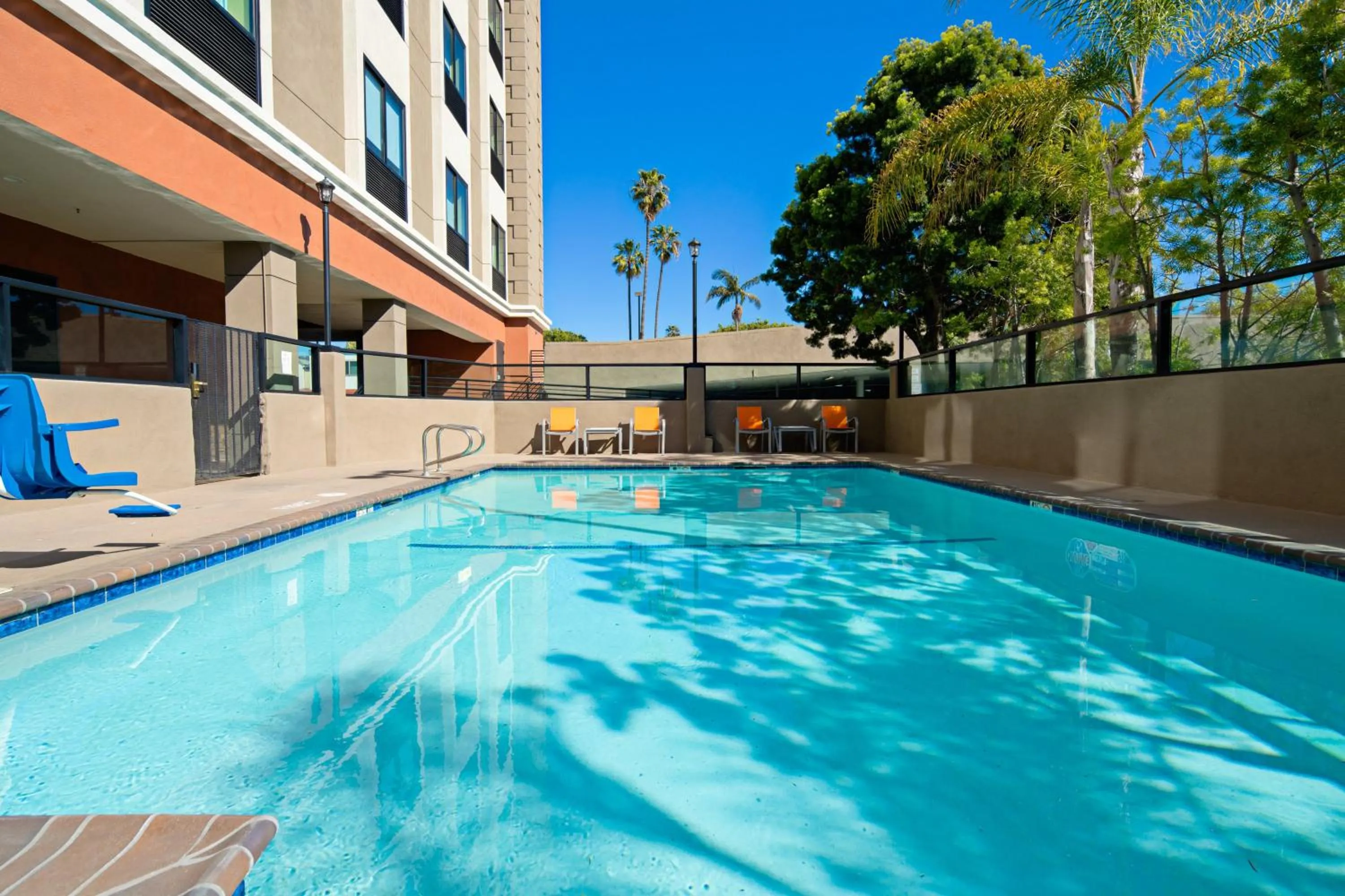 Swimming pool in Holiday Inn Express Los Angeles LAX Airport by IHG