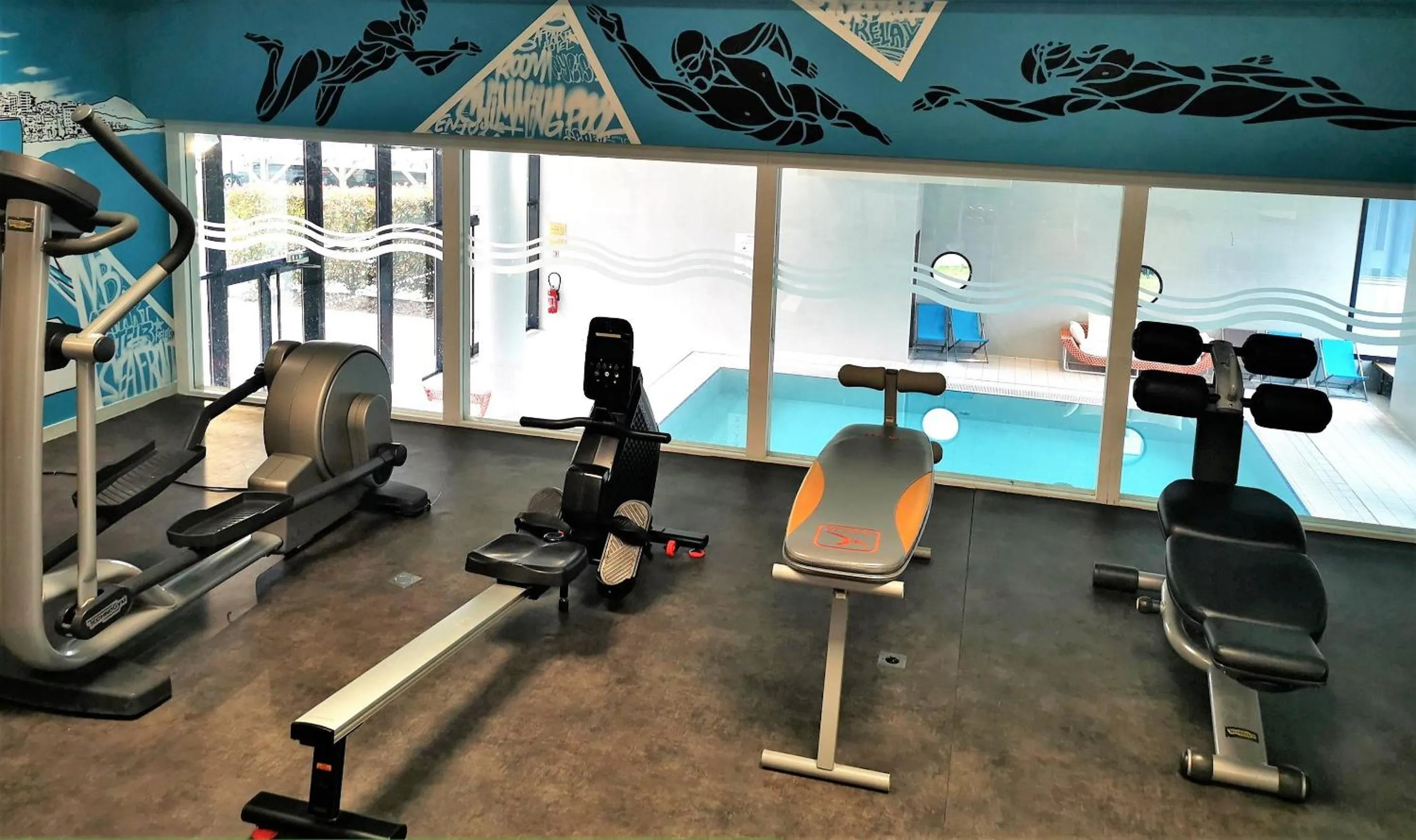 Fitness centre/facilities in Residhome Carrières La Défense