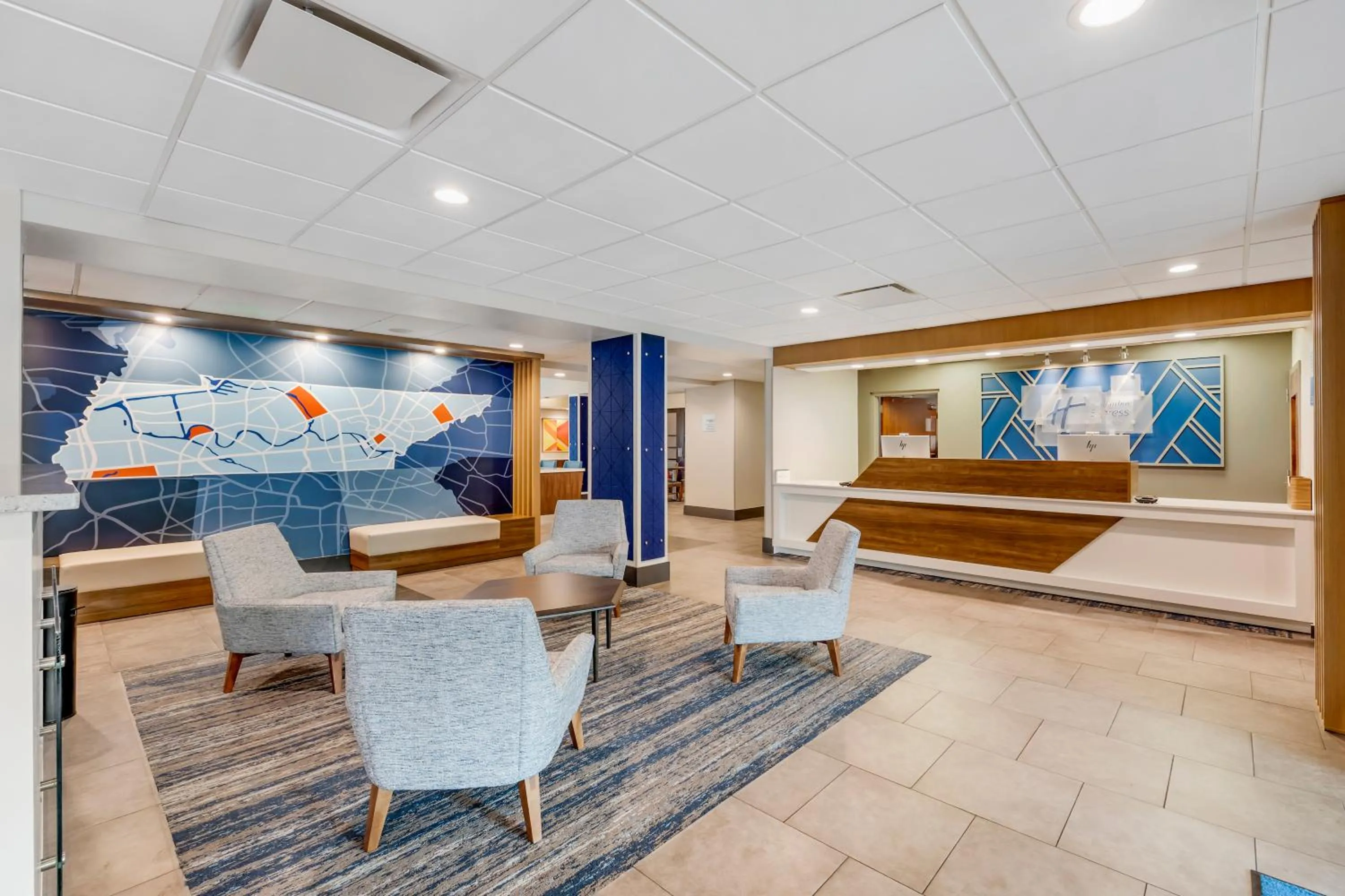 Lobby or reception in Holiday Inn Express & Suites Nashville Southeast - Antioch by IHG