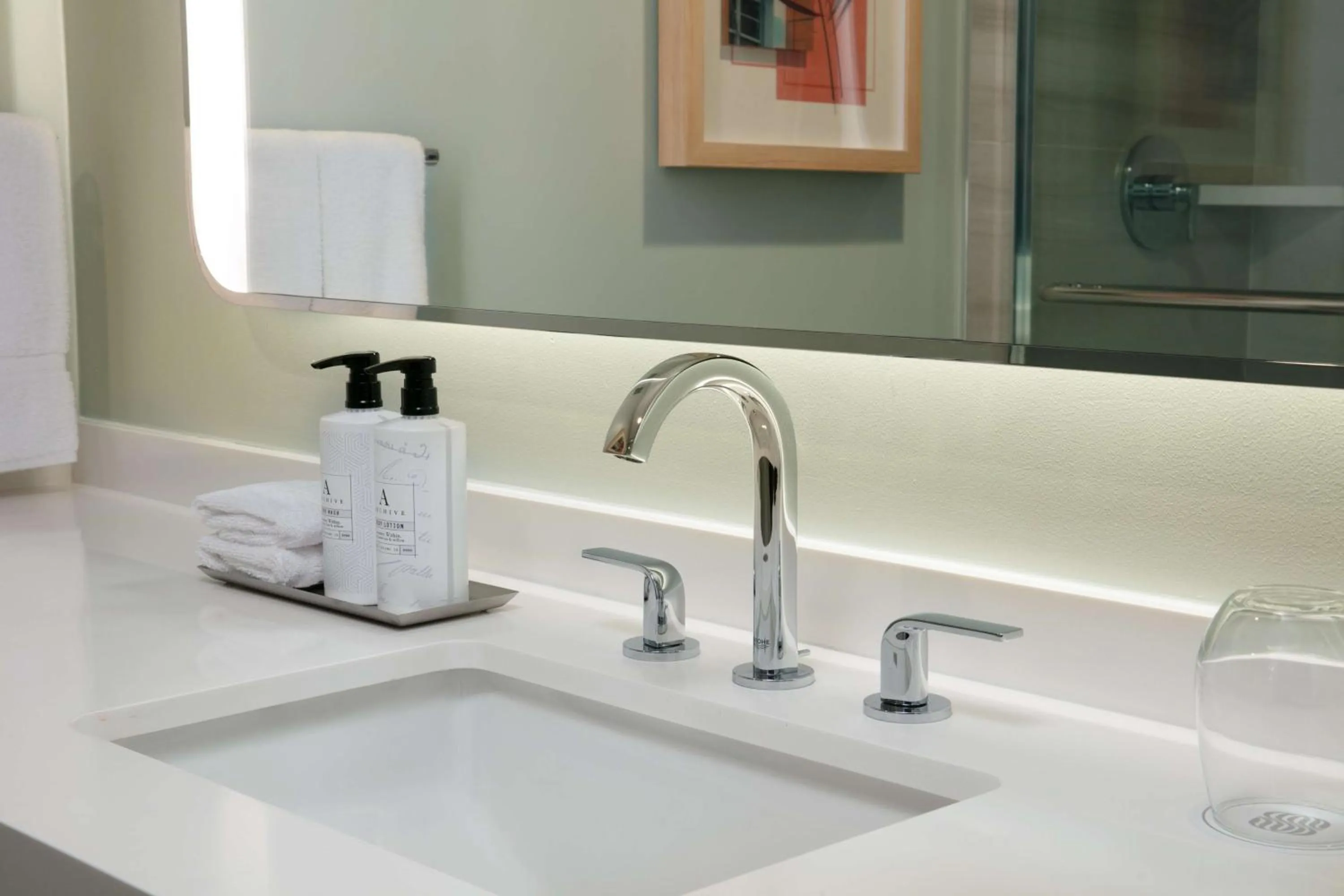 Bathroom in Sonesta Miami Airport