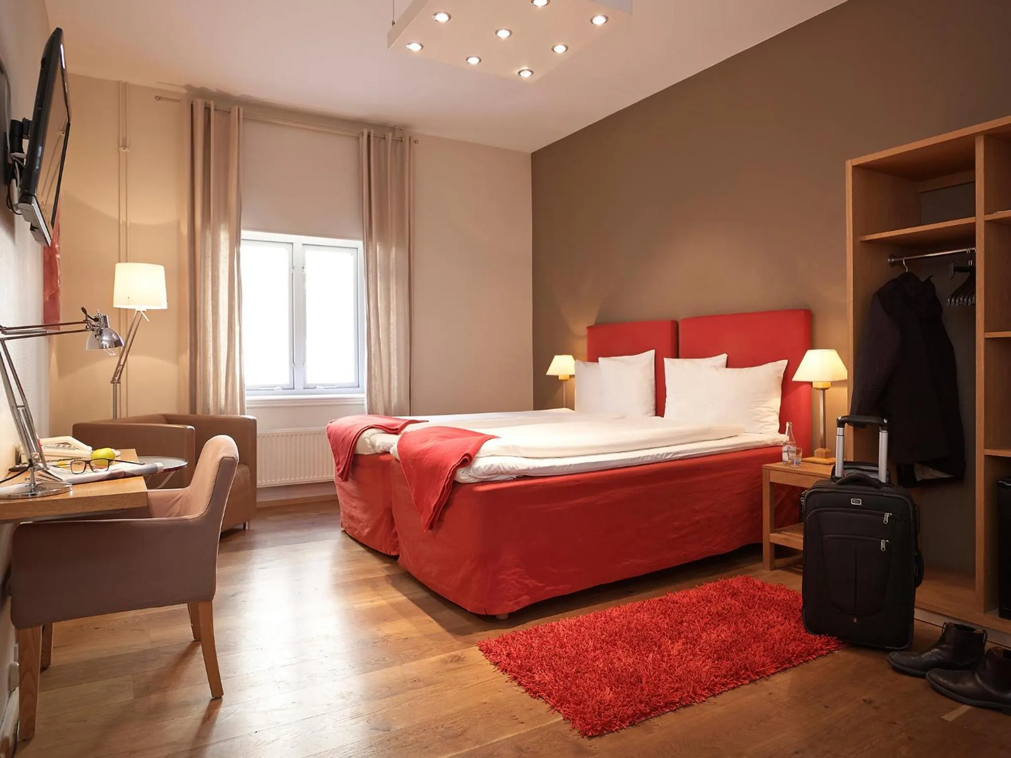 Bedroom, Bed in Hotell Stadsparken