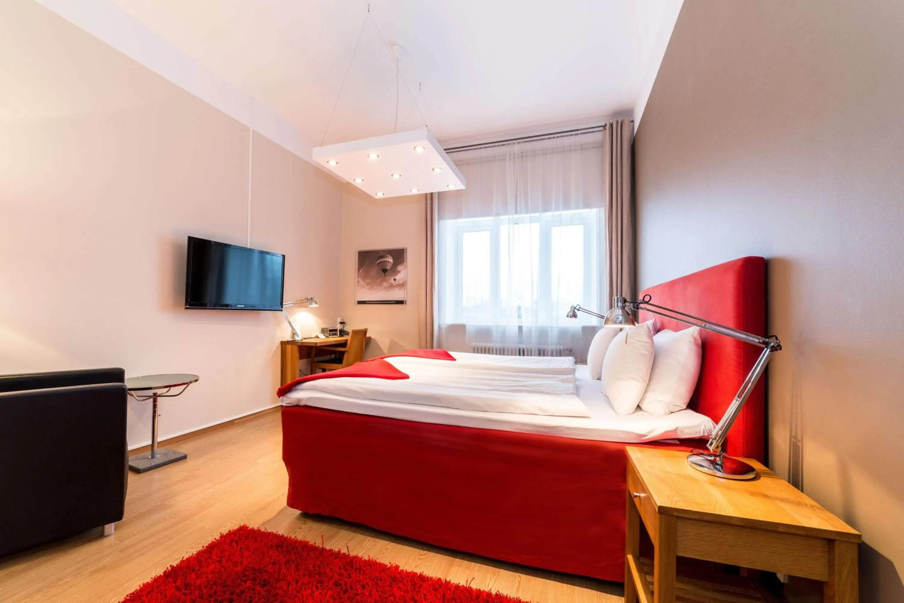 Photo of the whole room, Bed in Hotell Stadsparken