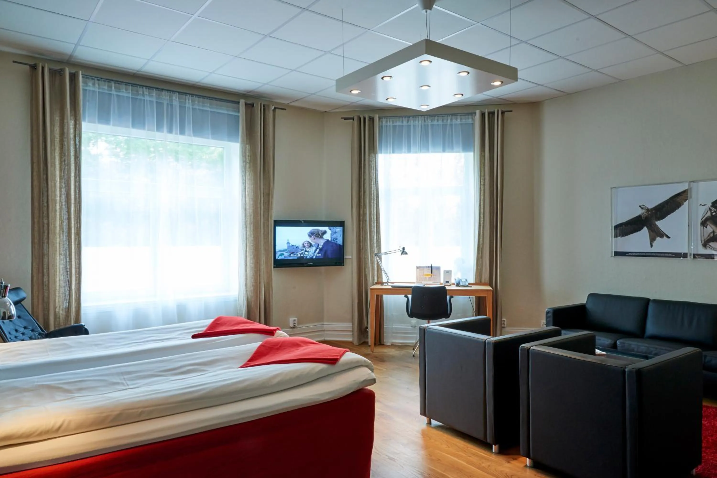 Bed in Hotell Stadsparken