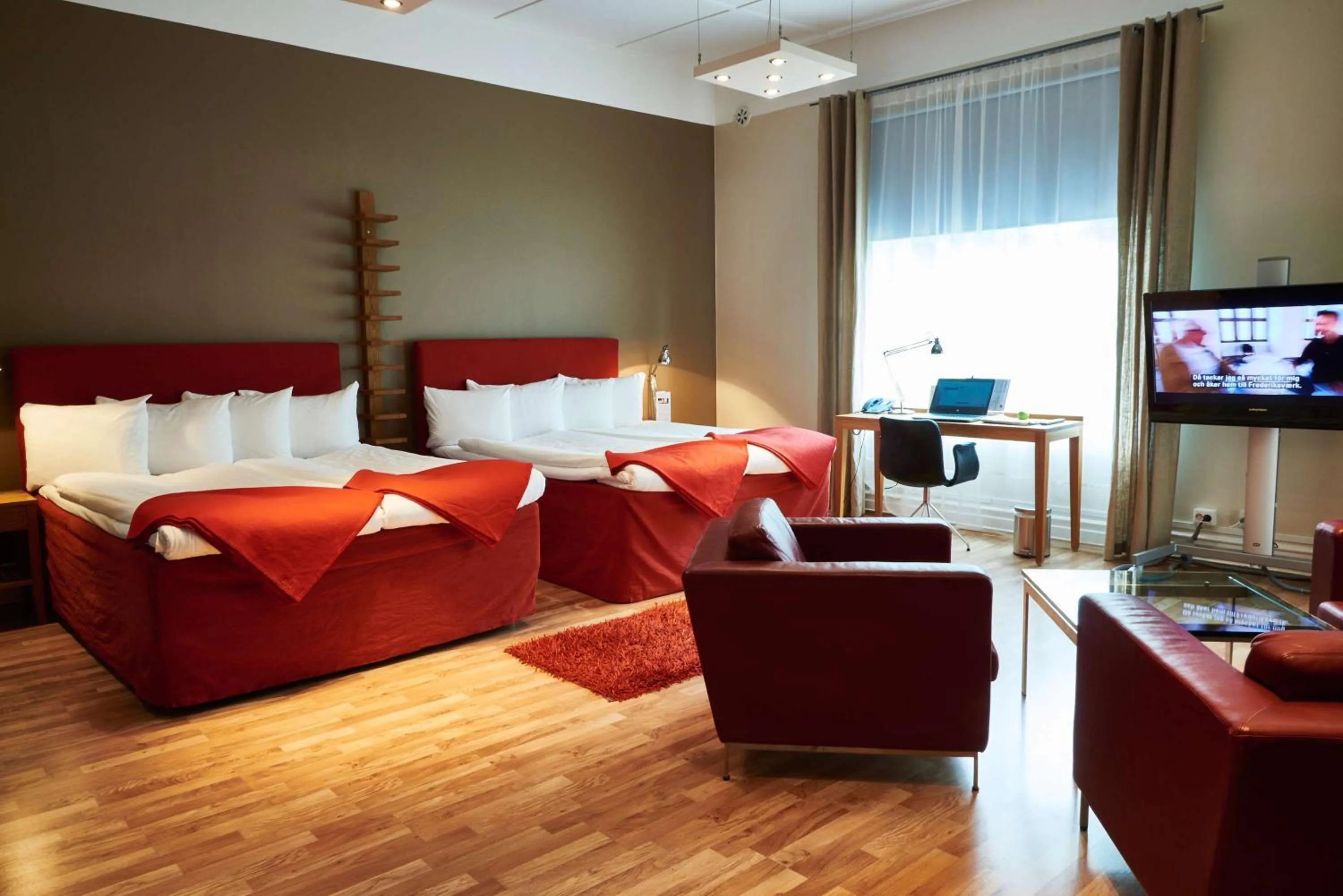 Photo of the whole room, Bed in Hotell Stadsparken