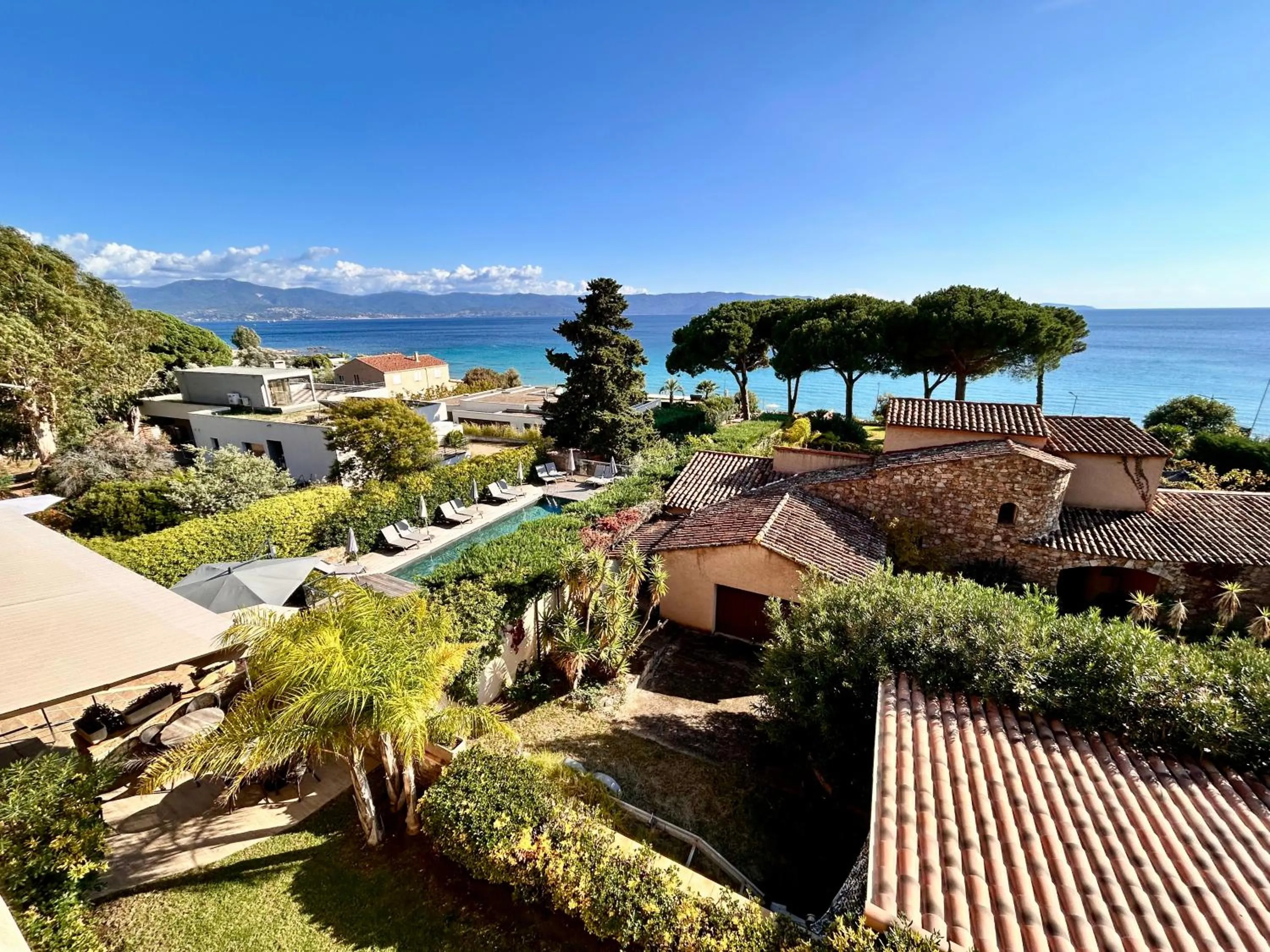 Sea view in Hôtel La Pinède