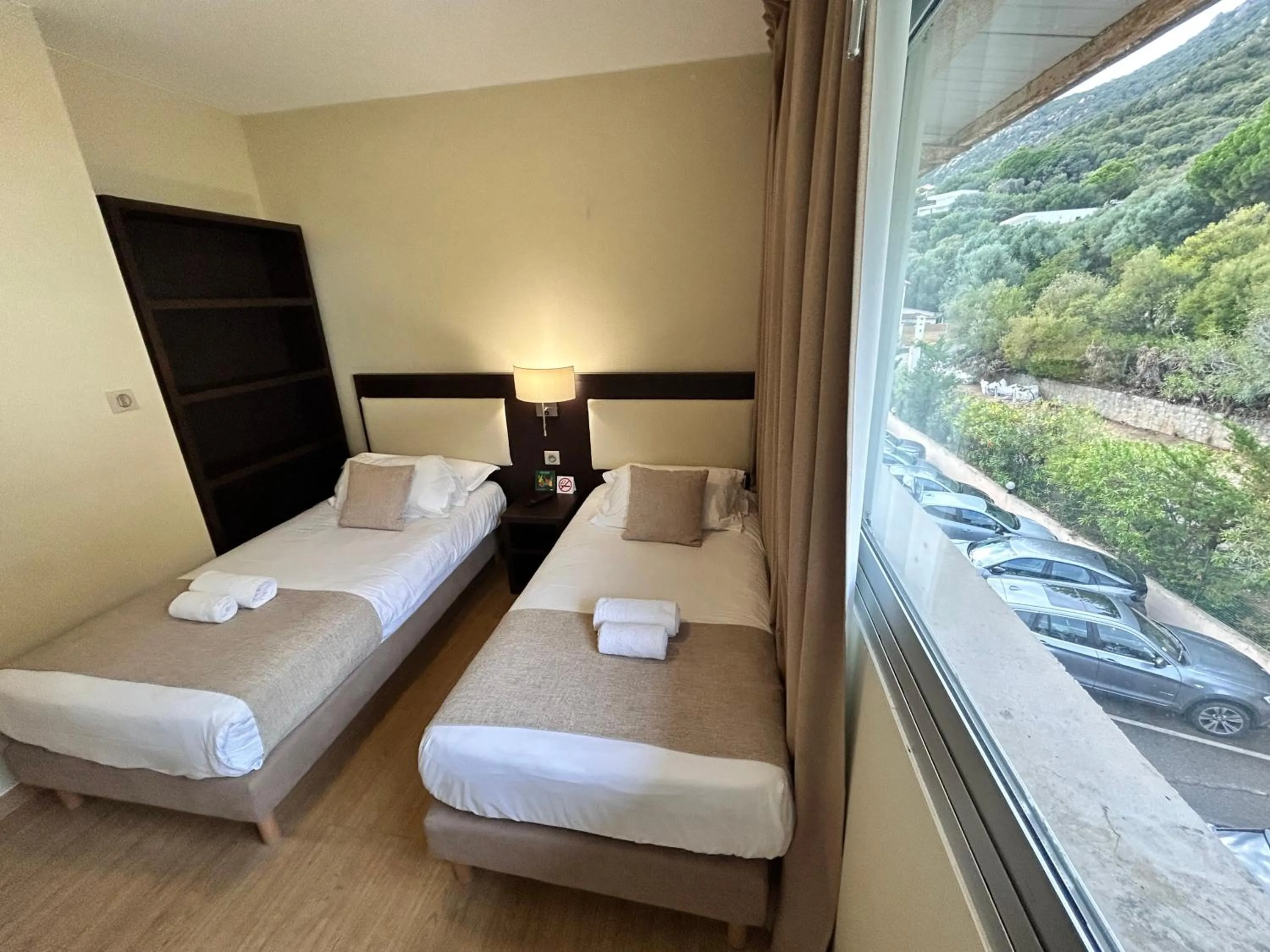 Bed in Hôtel La Pinède