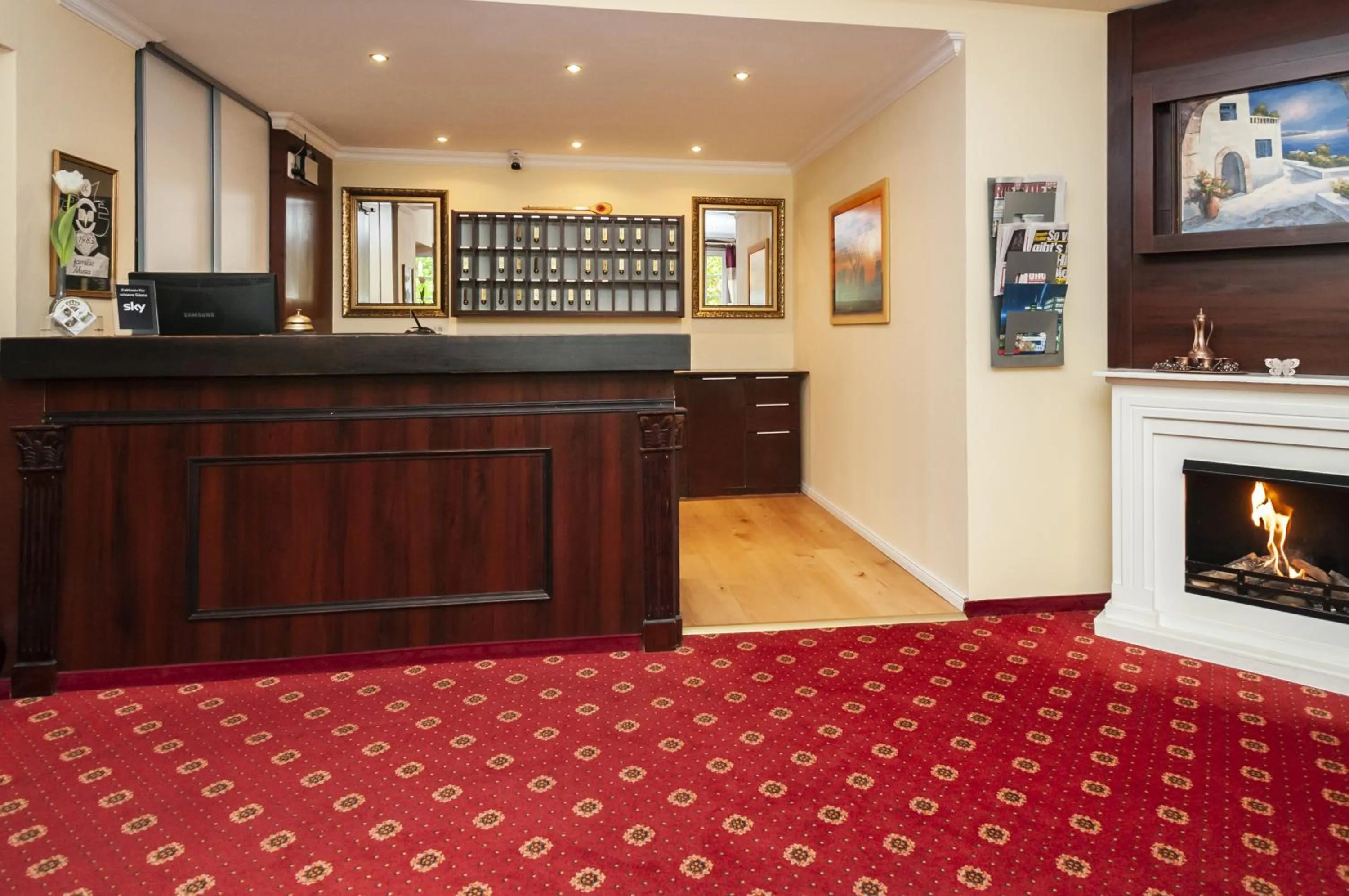 Lobby or reception in Hotel Grüne Tanne