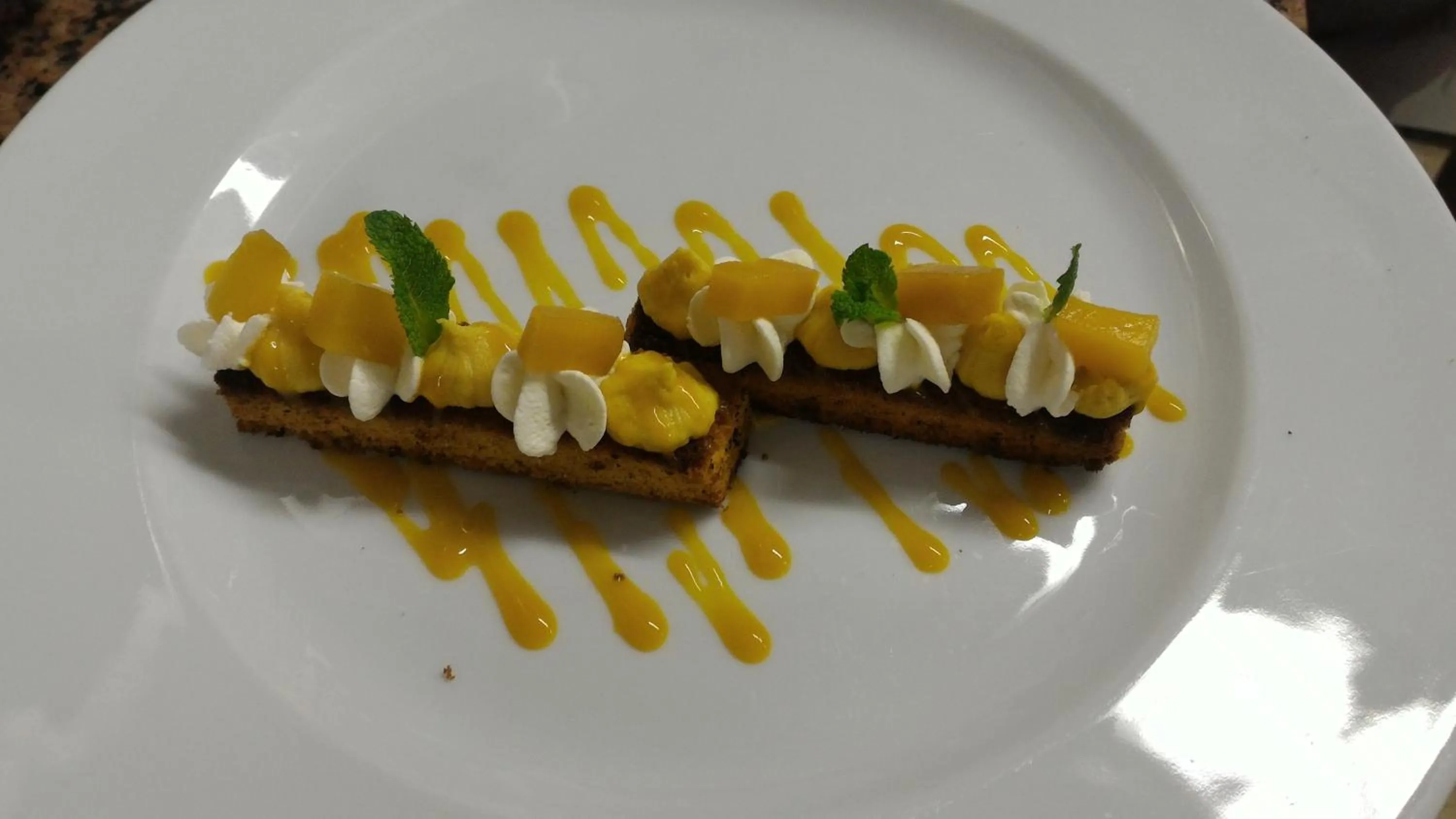 Food close-up in Logis Hôtel Restaurant des Châteaux