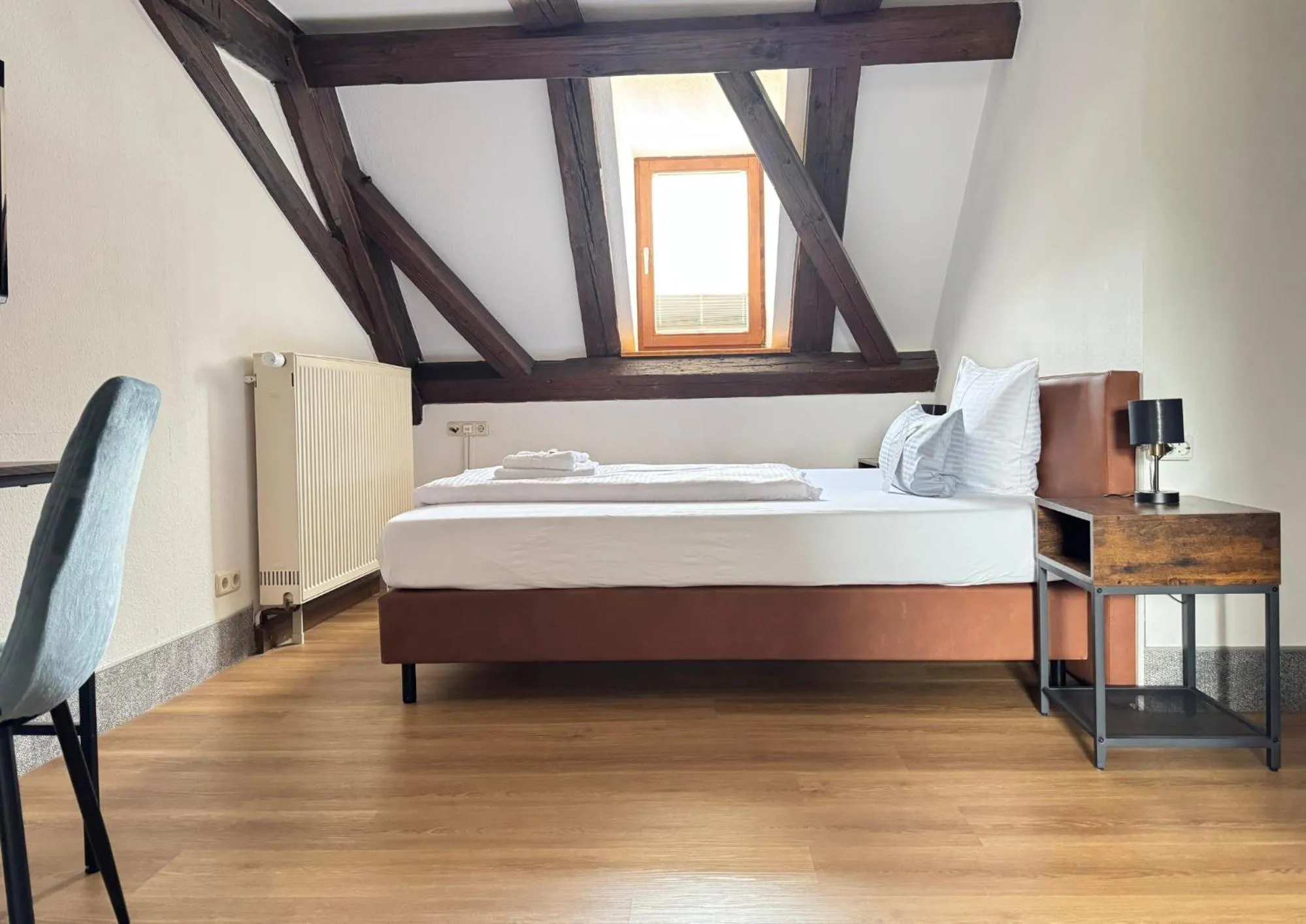 Photo of the whole room, Bed in Hotel Goldener Hirsch