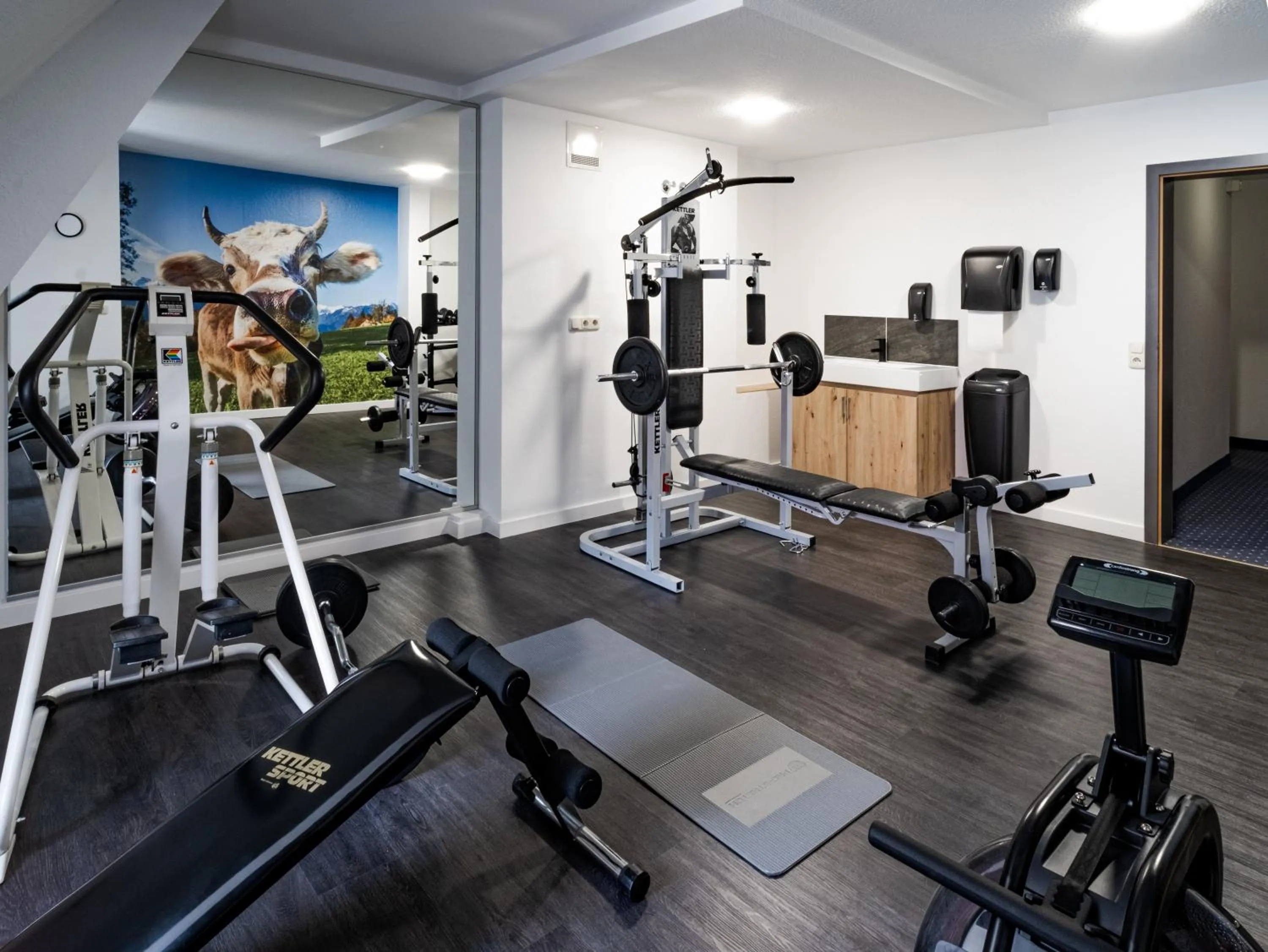 Fitness centre/facilities in Hotel Goldener Hirsch
