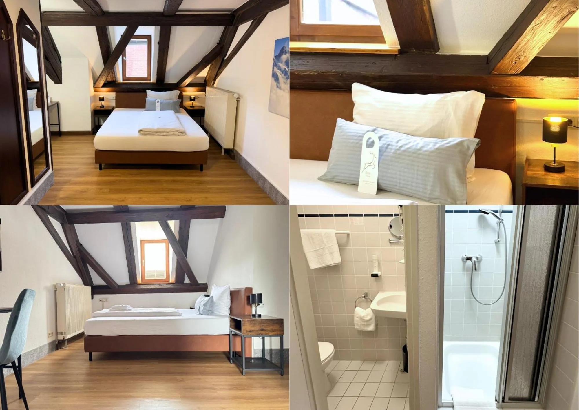 Photo of the whole room, Bed in Hotel Goldener Hirsch