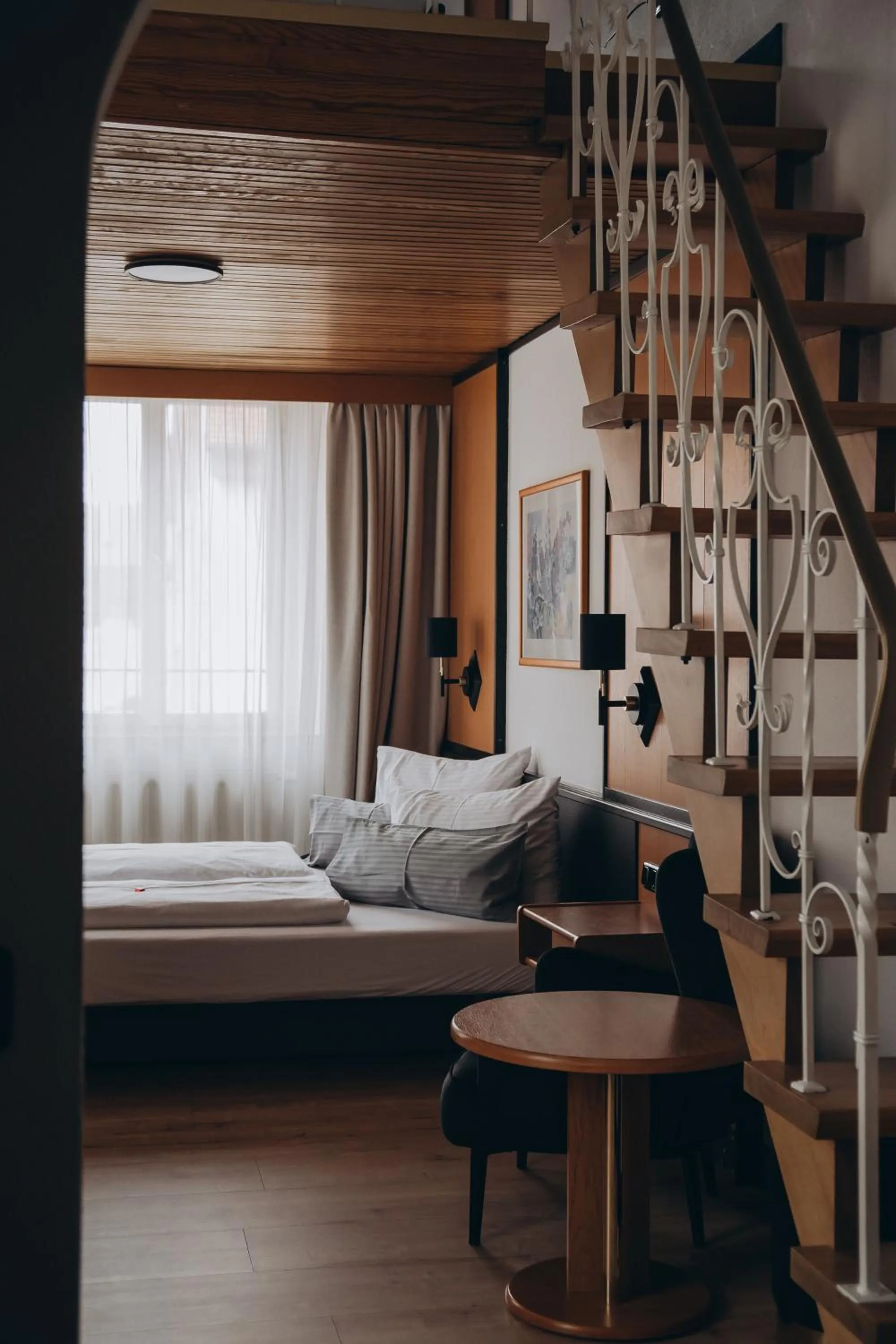 Photo of the whole room, Bed in Hotel Goldener Hirsch