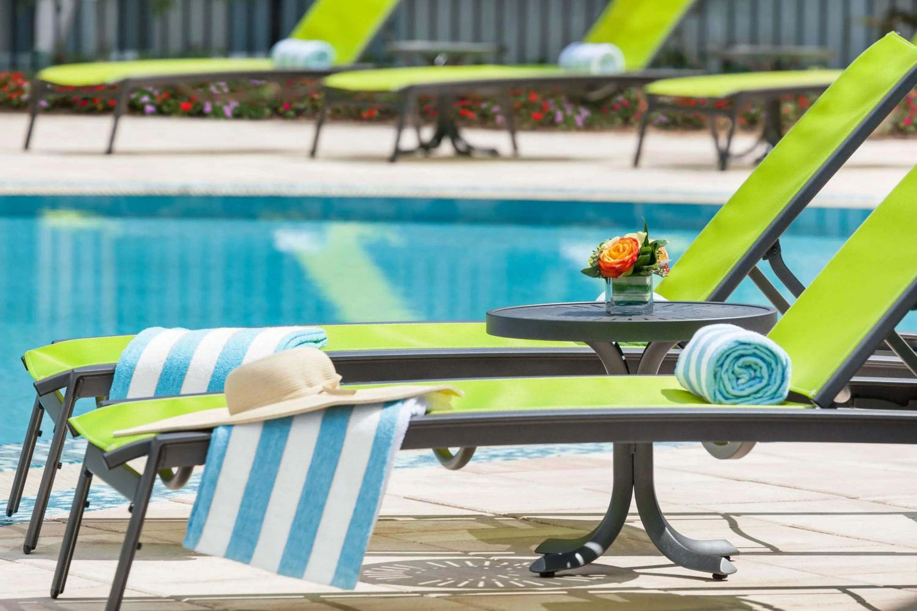 Pool view in Hilton Garden Inn Key West / The Keys Collection