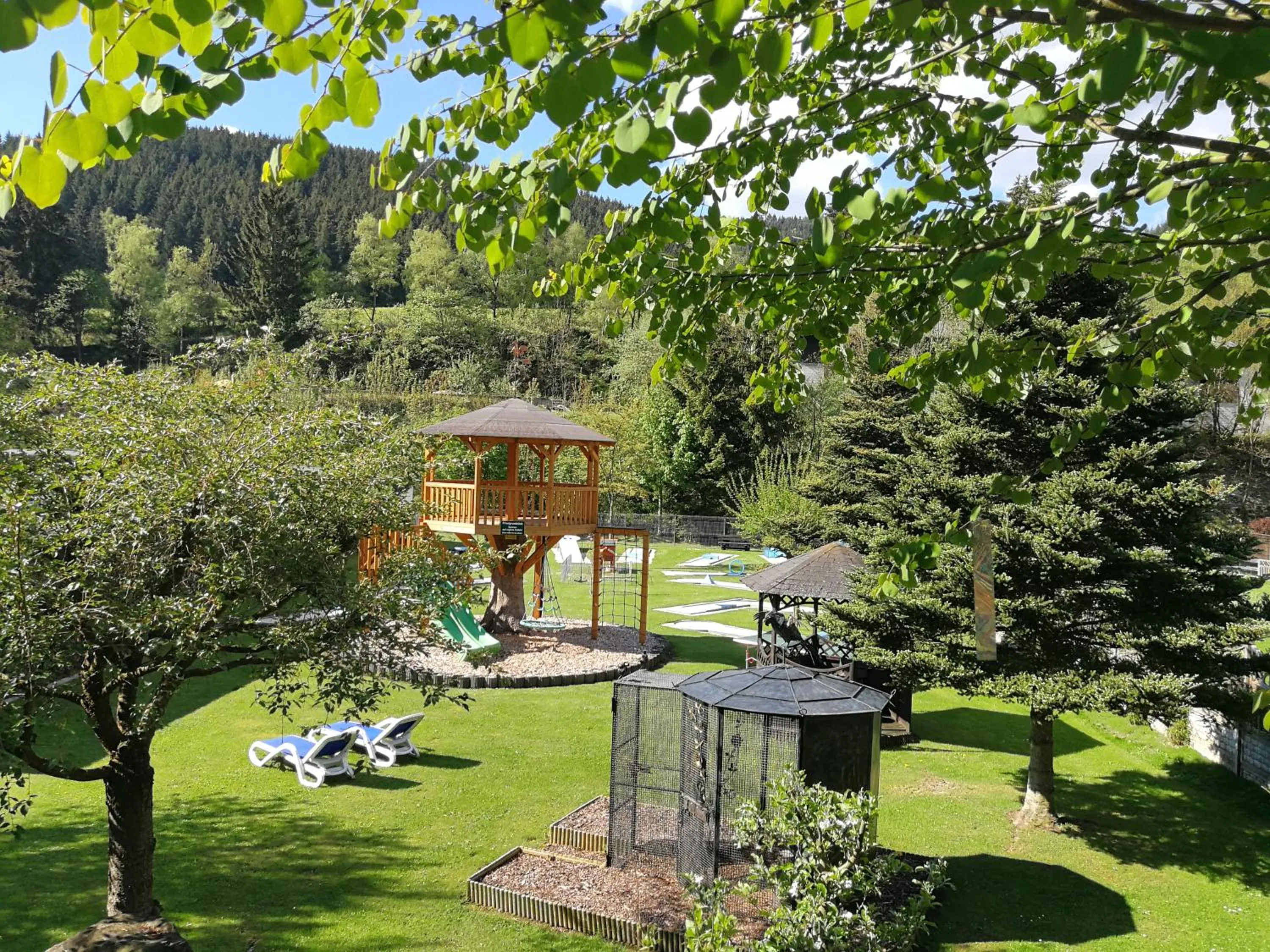 Children play ground in Land-Hotel Mühlengrund