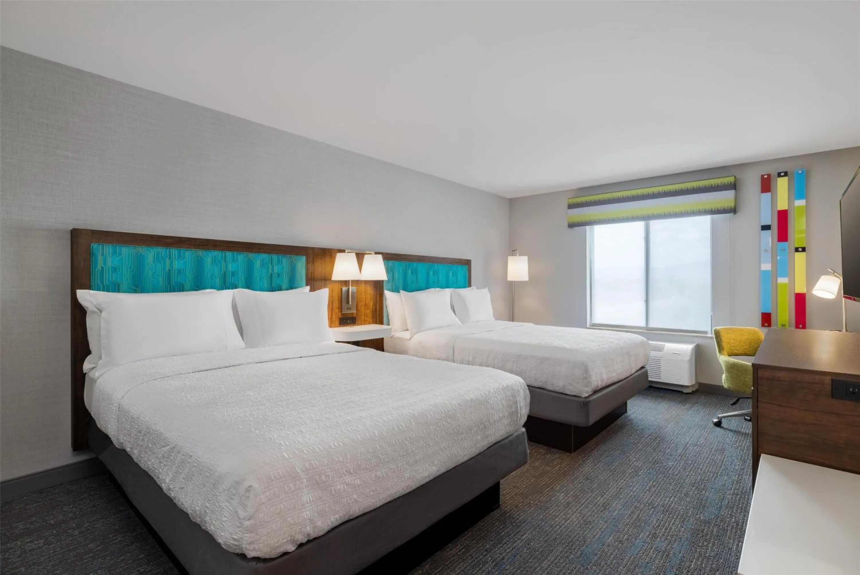 Bed in Hampton Inn Las Vegas/North Speedway