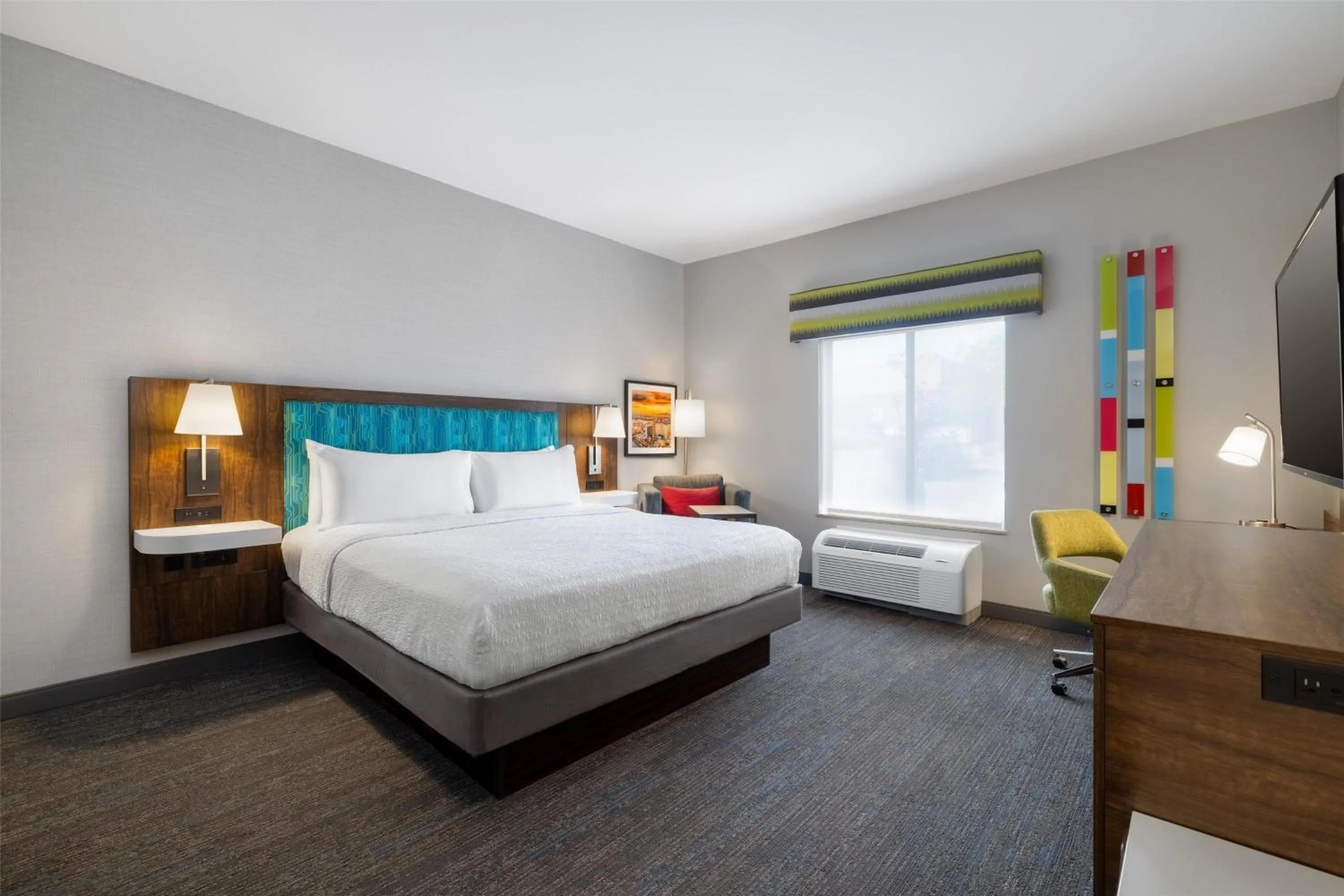 Bed in Hampton Inn Las Vegas/North Speedway