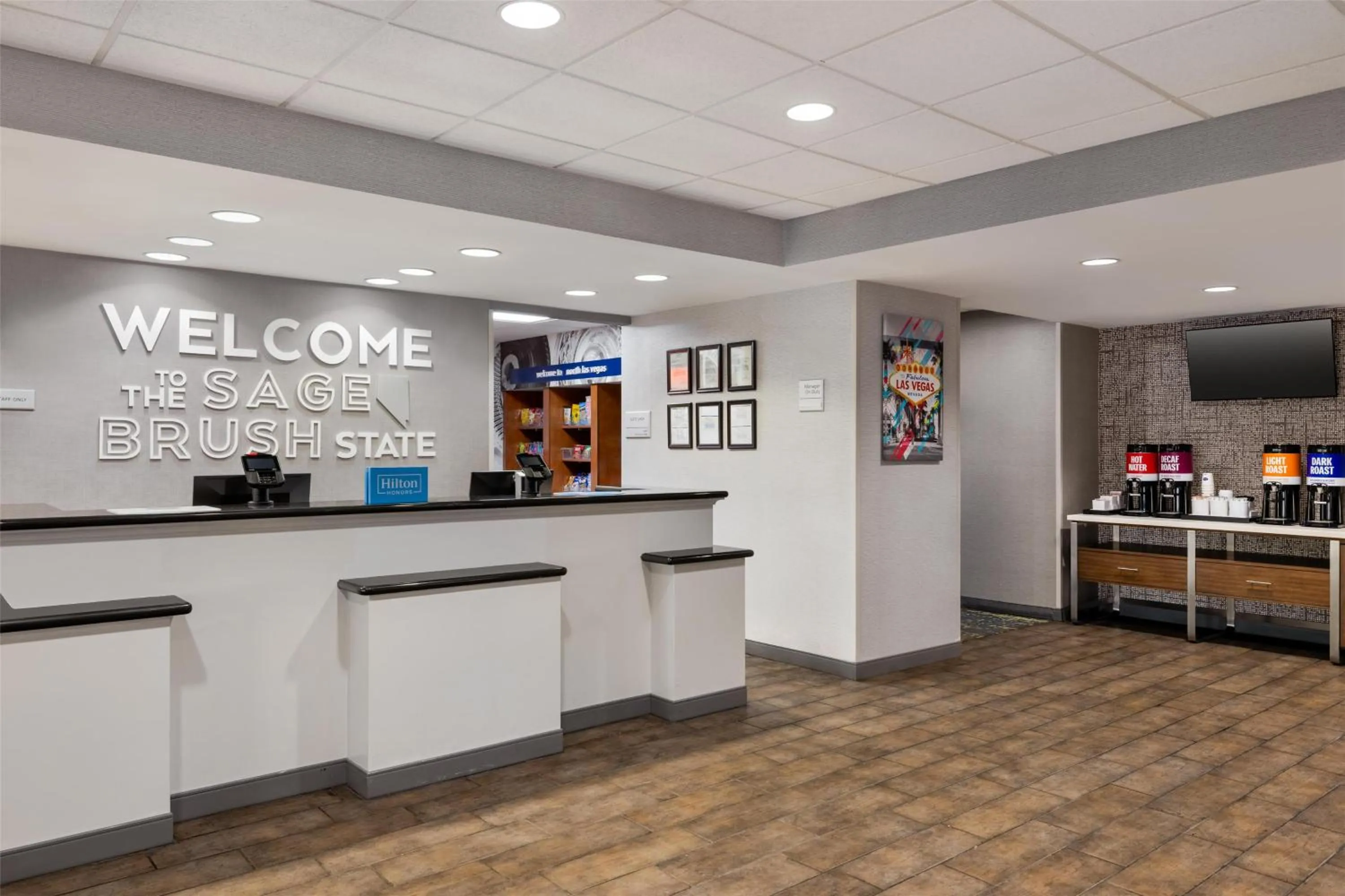 Lobby or reception in Hampton Inn Las Vegas/North Speedway