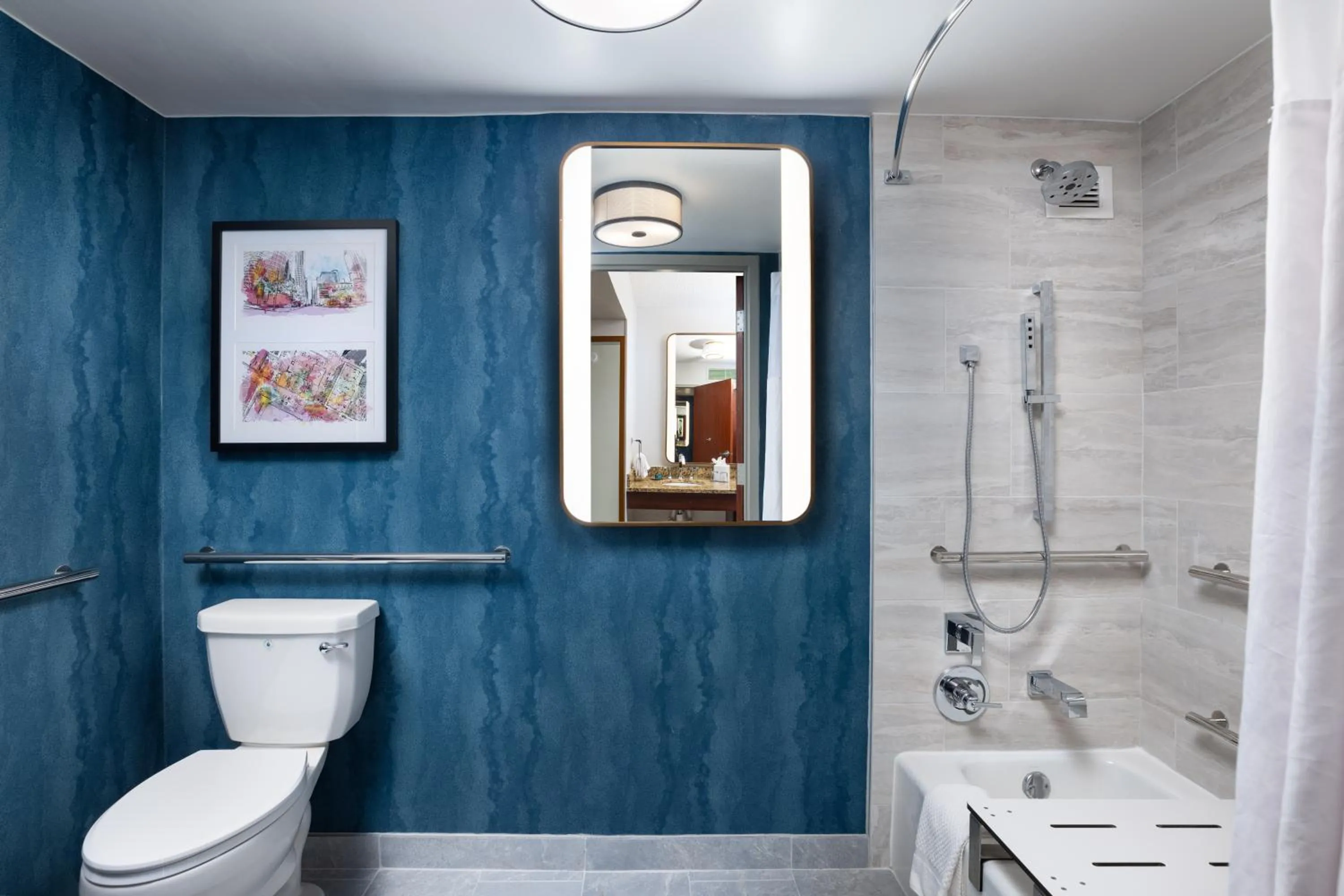 Bathroom in DoubleTree by Hilton Houston Medical Center Hotel & Suites