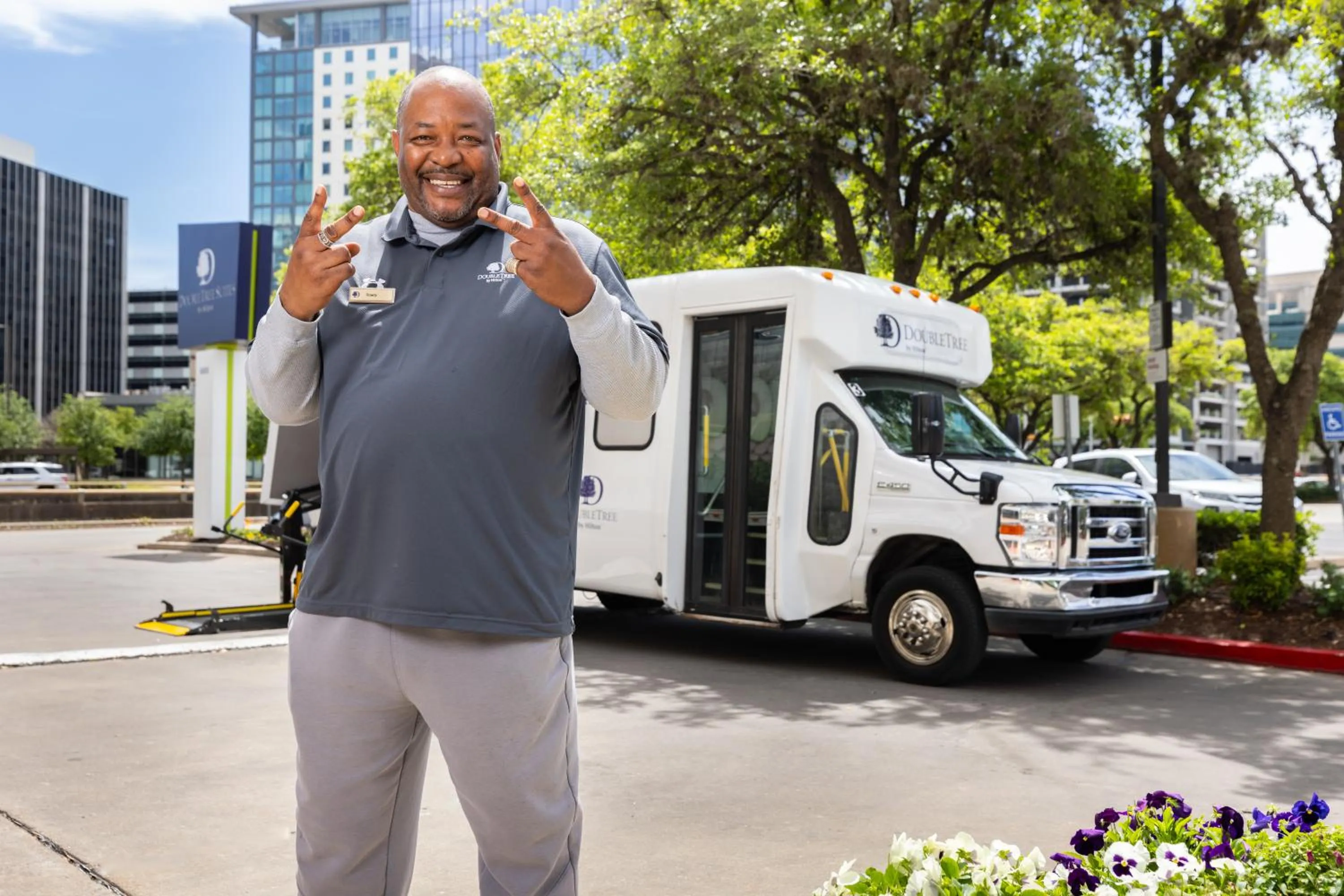 shuttle in DoubleTree by Hilton Houston Medical Center Hotel & Suites