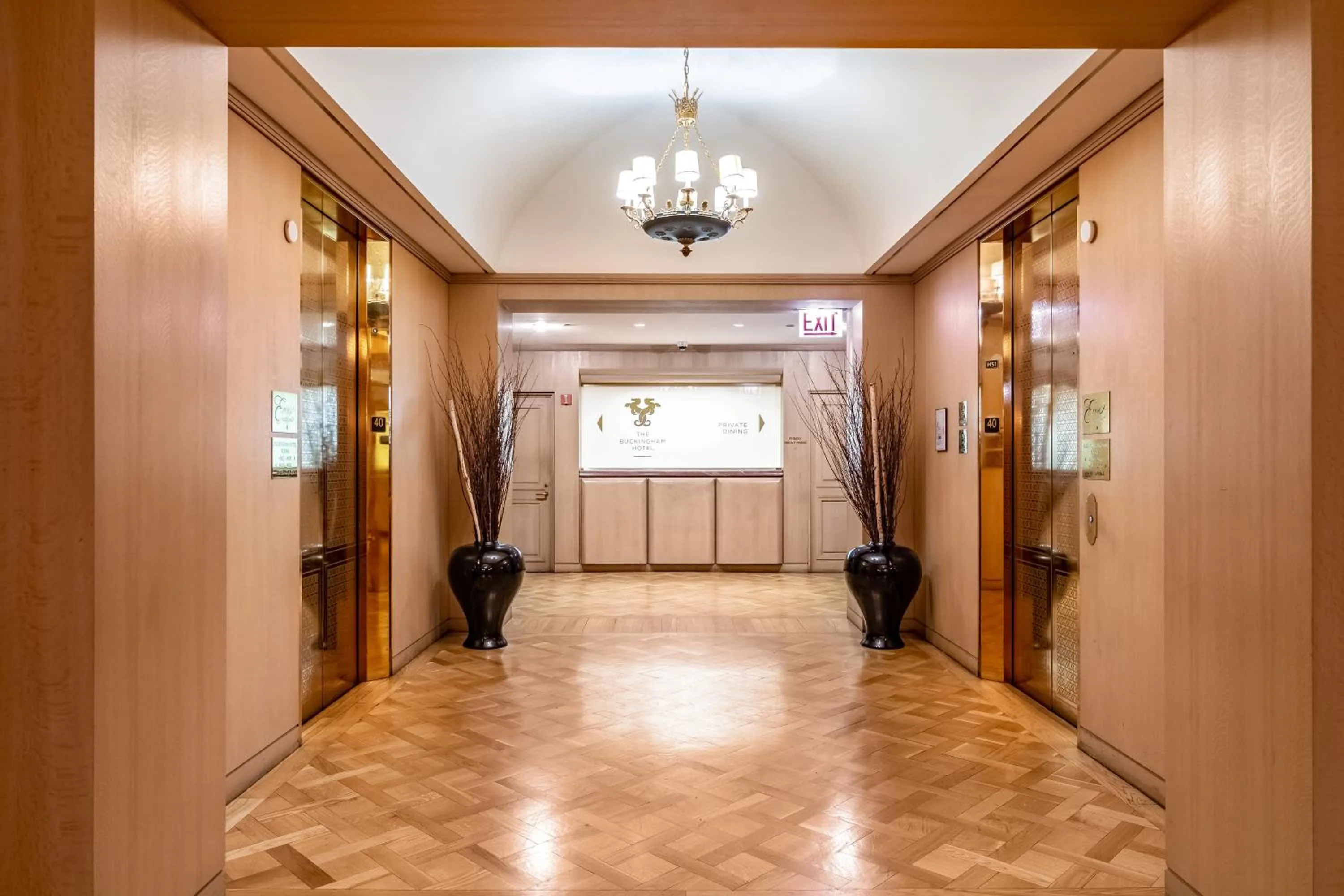 Lobby or reception in The Buckingham Hotel