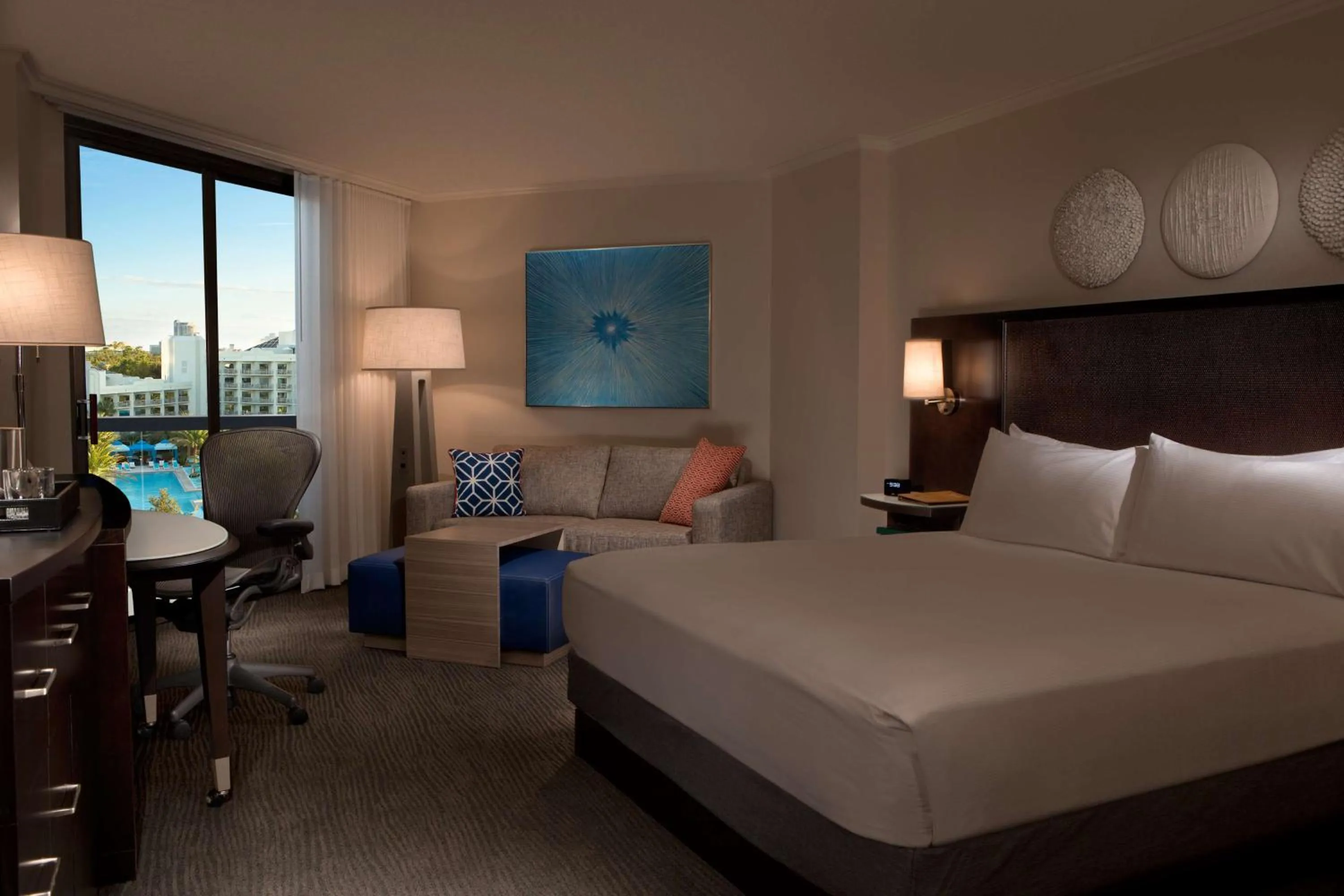 Bed in Hilton Orlando Buena Vista Palace - Disney Springs Area