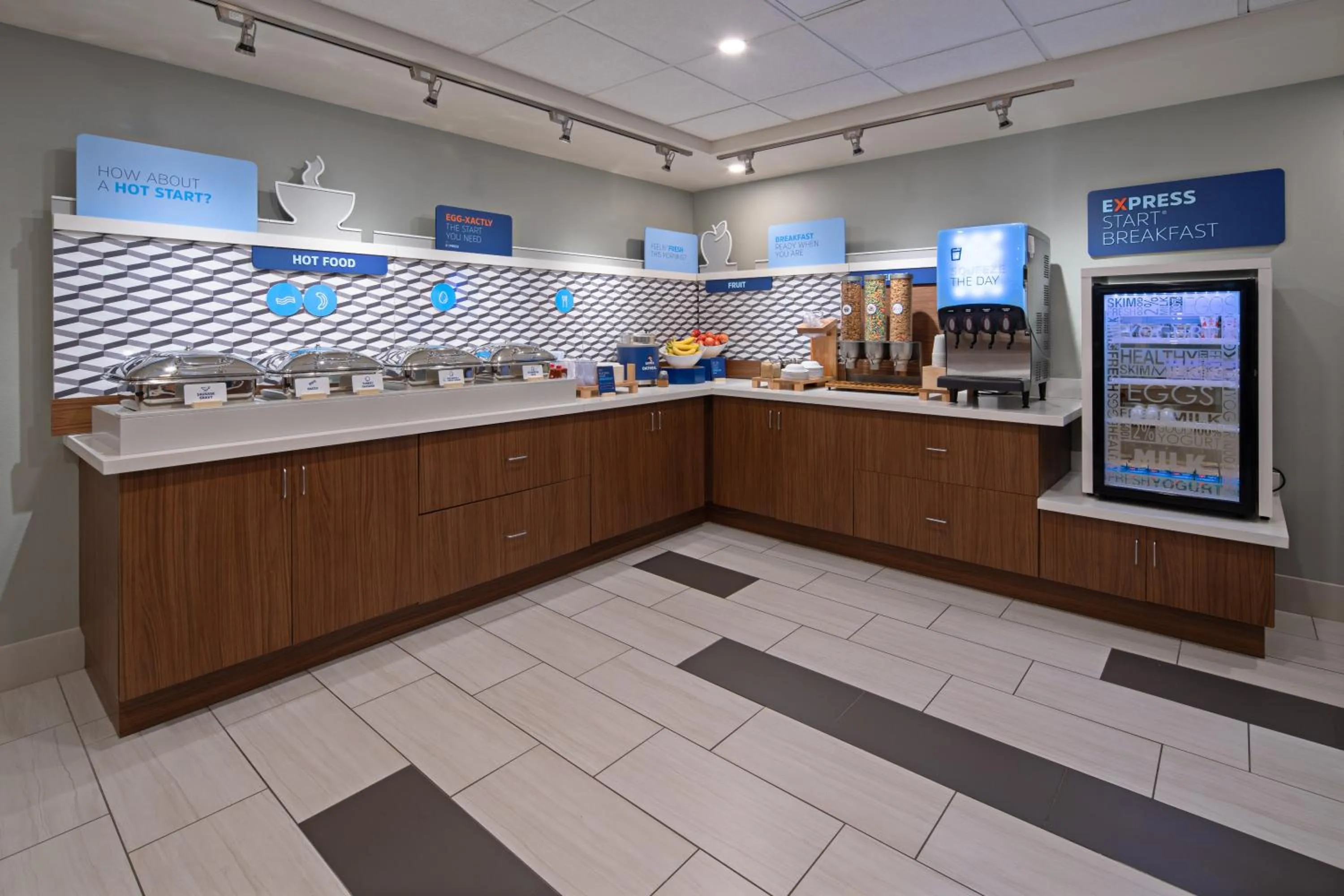 Breakfast in Holiday Inn Express Seattle - Sea-Tac Airport by IHG