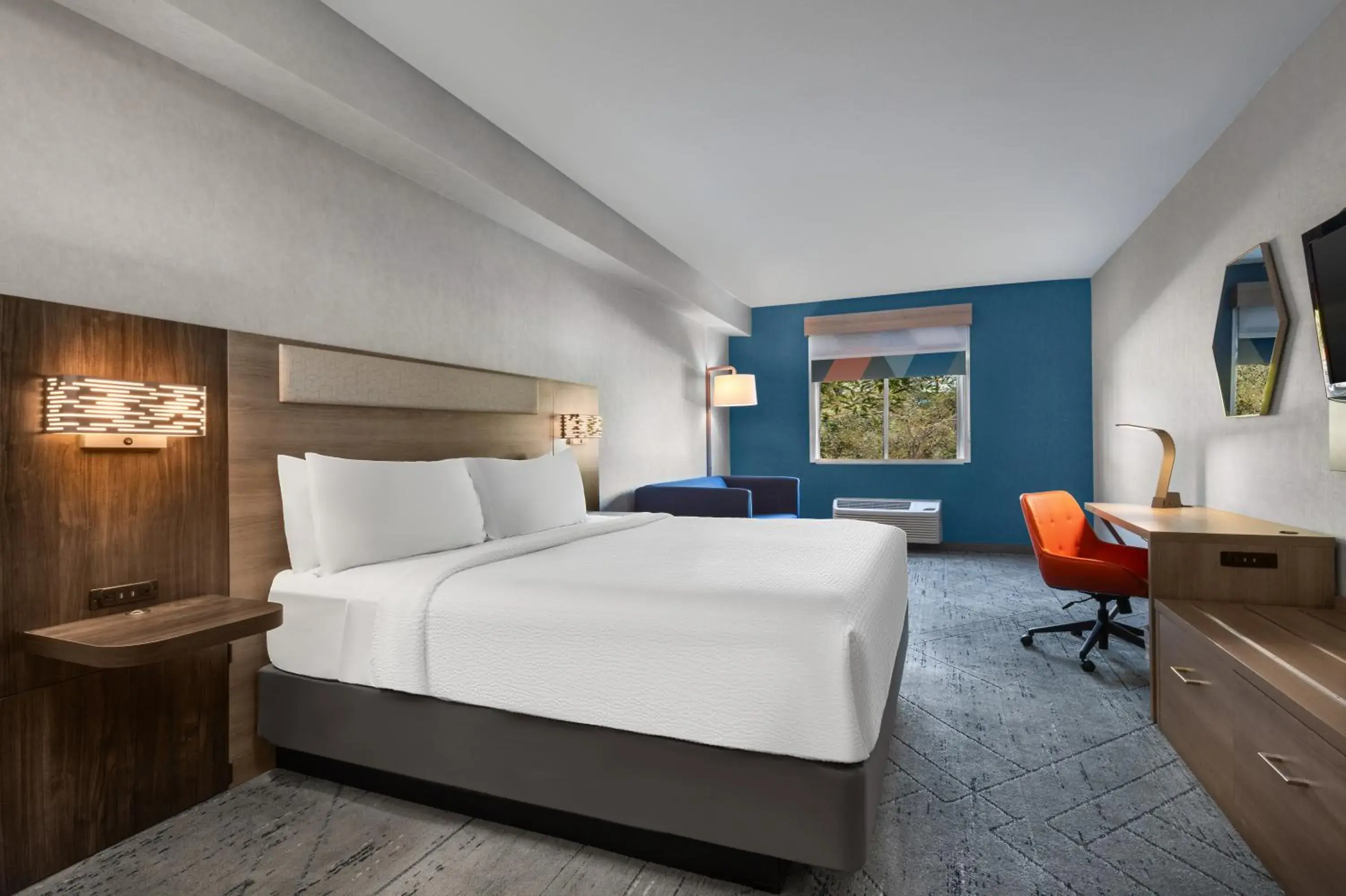 King Suite with Roll-In Shower - Disability Access/Non-Smoking in Holiday Inn Express Fresno River Park Highway 41 by IHG King Suite with Roll-In Shower - Disability Access/Non-Smoking in Holiday Inn Express Fresno River Park Highway 41 by IHG