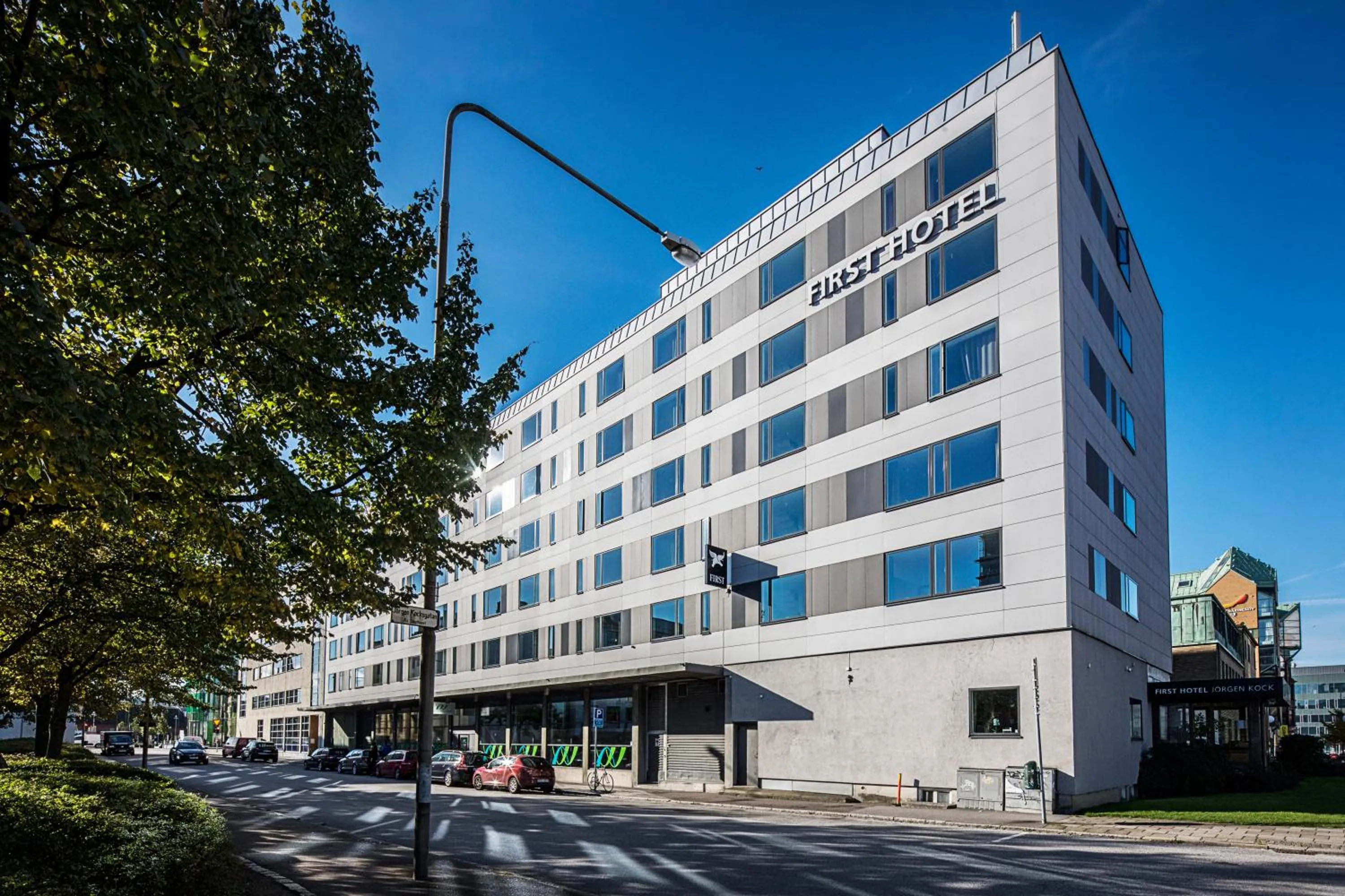 Facade/entrance in First Hotel Jörgen Kock