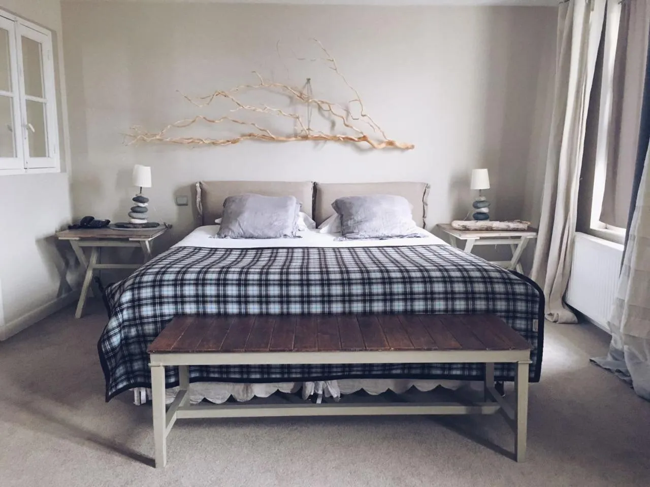 Bed in La Marine de Loire Hôtel & Spa