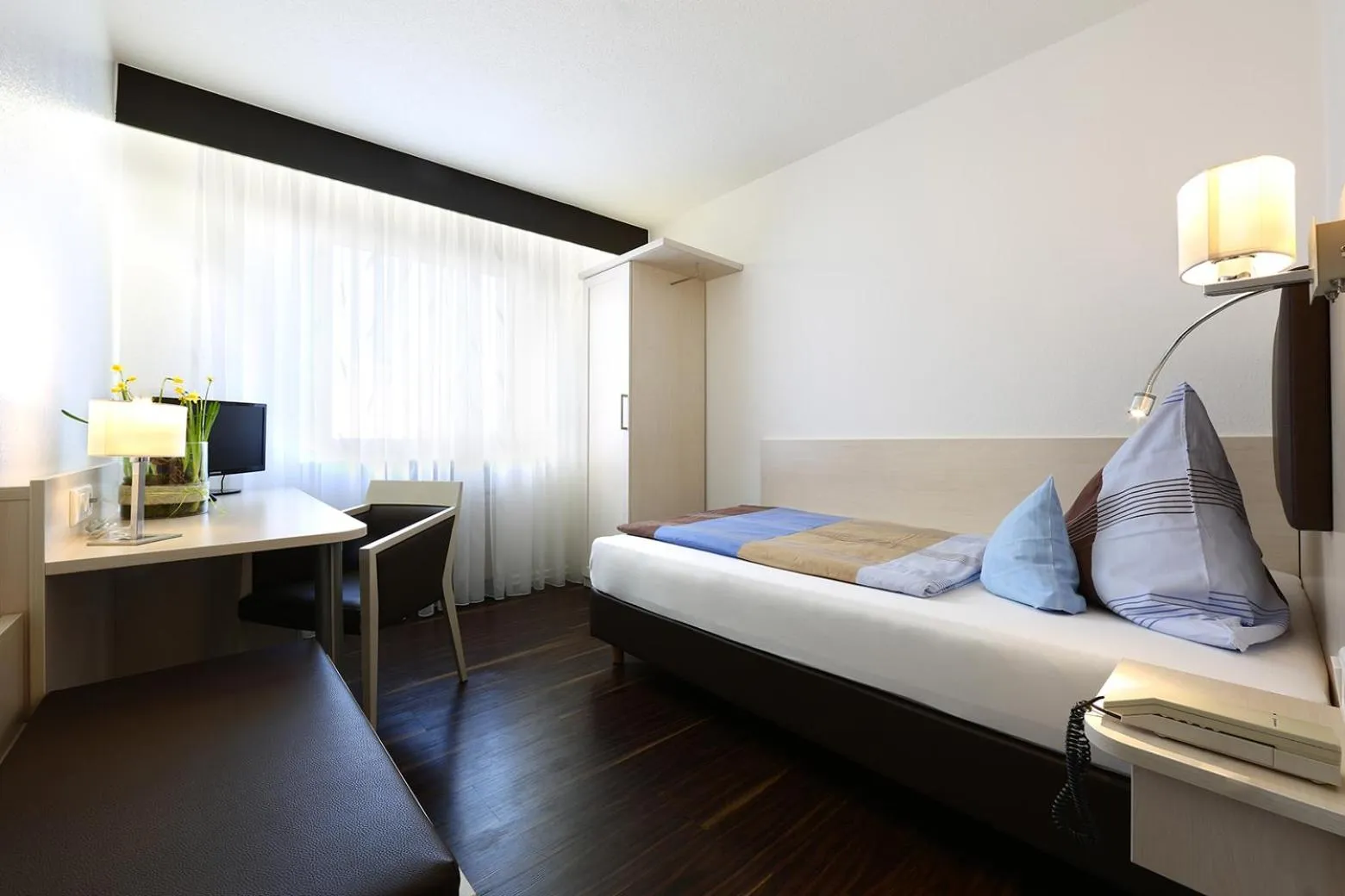 Bed in Hotel Kaiserpfalz