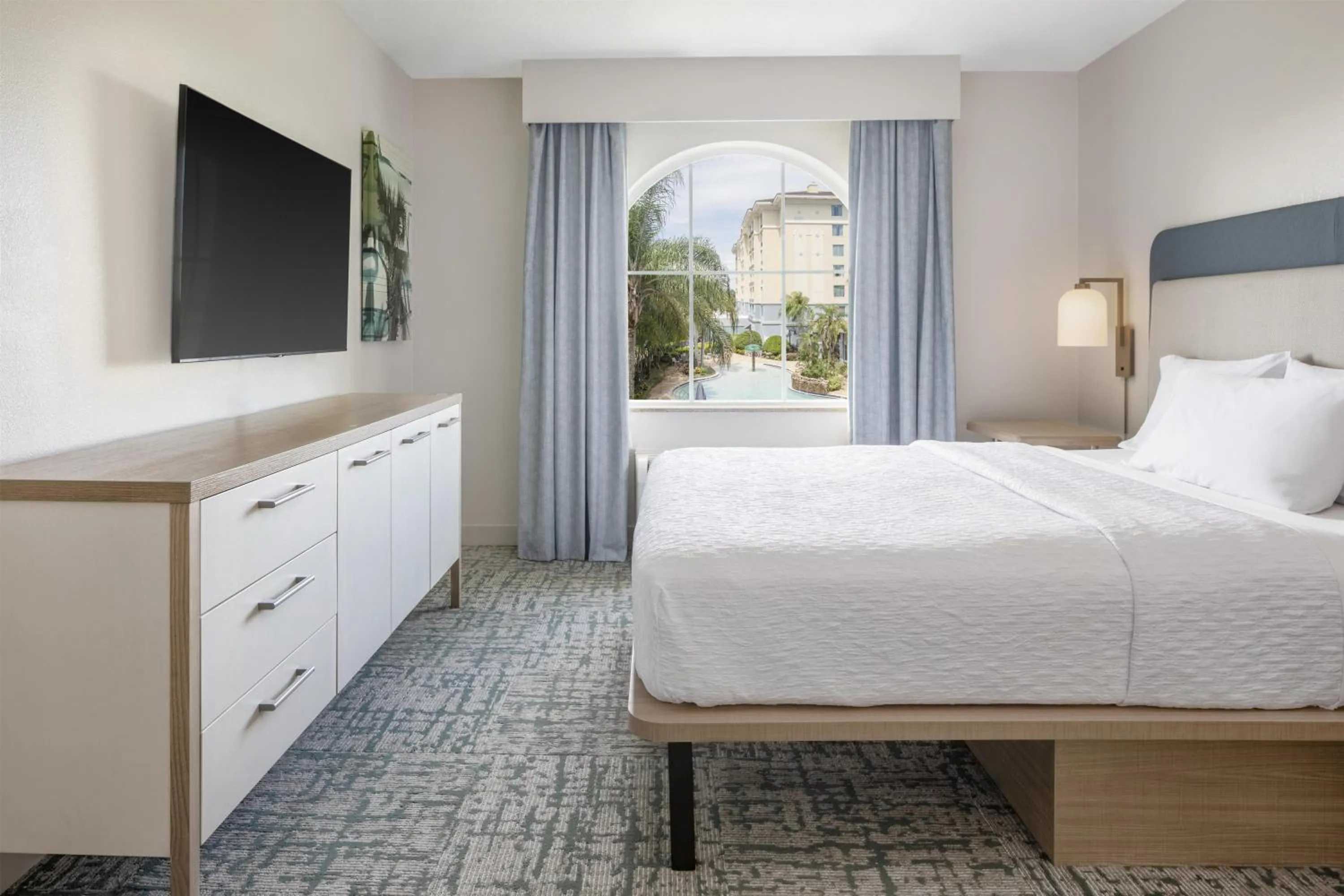 Bed in Homewood Suites by Hilton Lake Buena Vista Orlando - Newly Renovated!