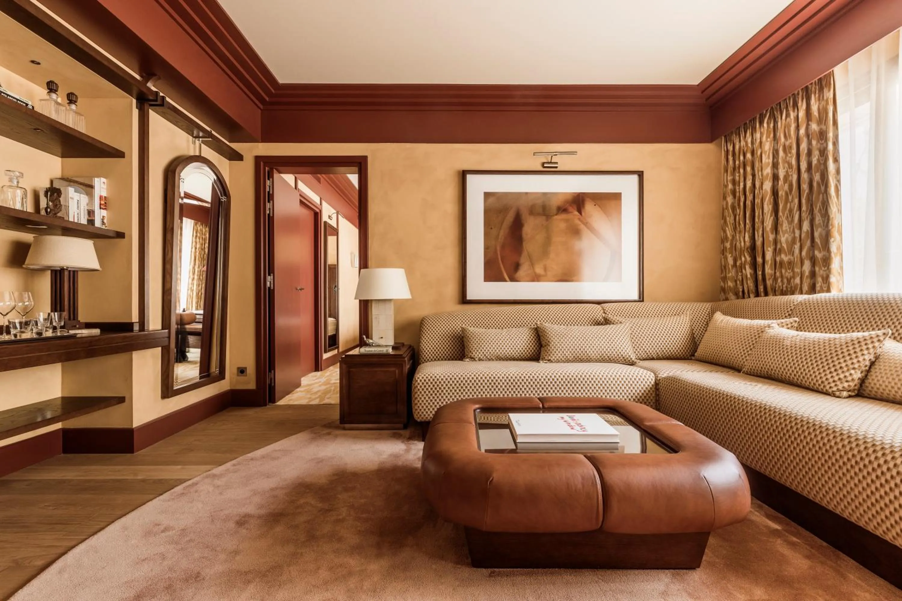 Living room in Le Mas Candille