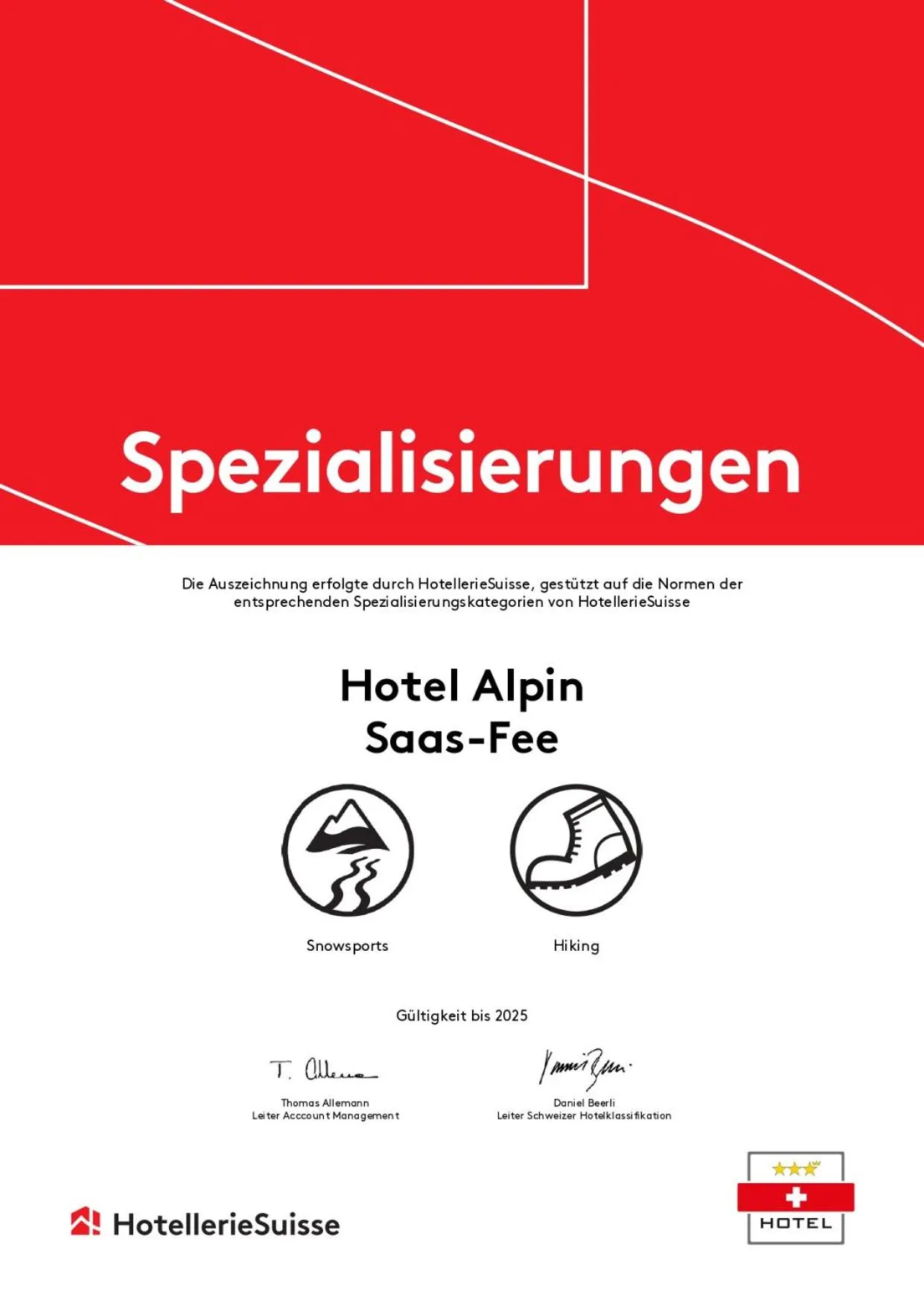 Location in Hotel Alpin Superior
