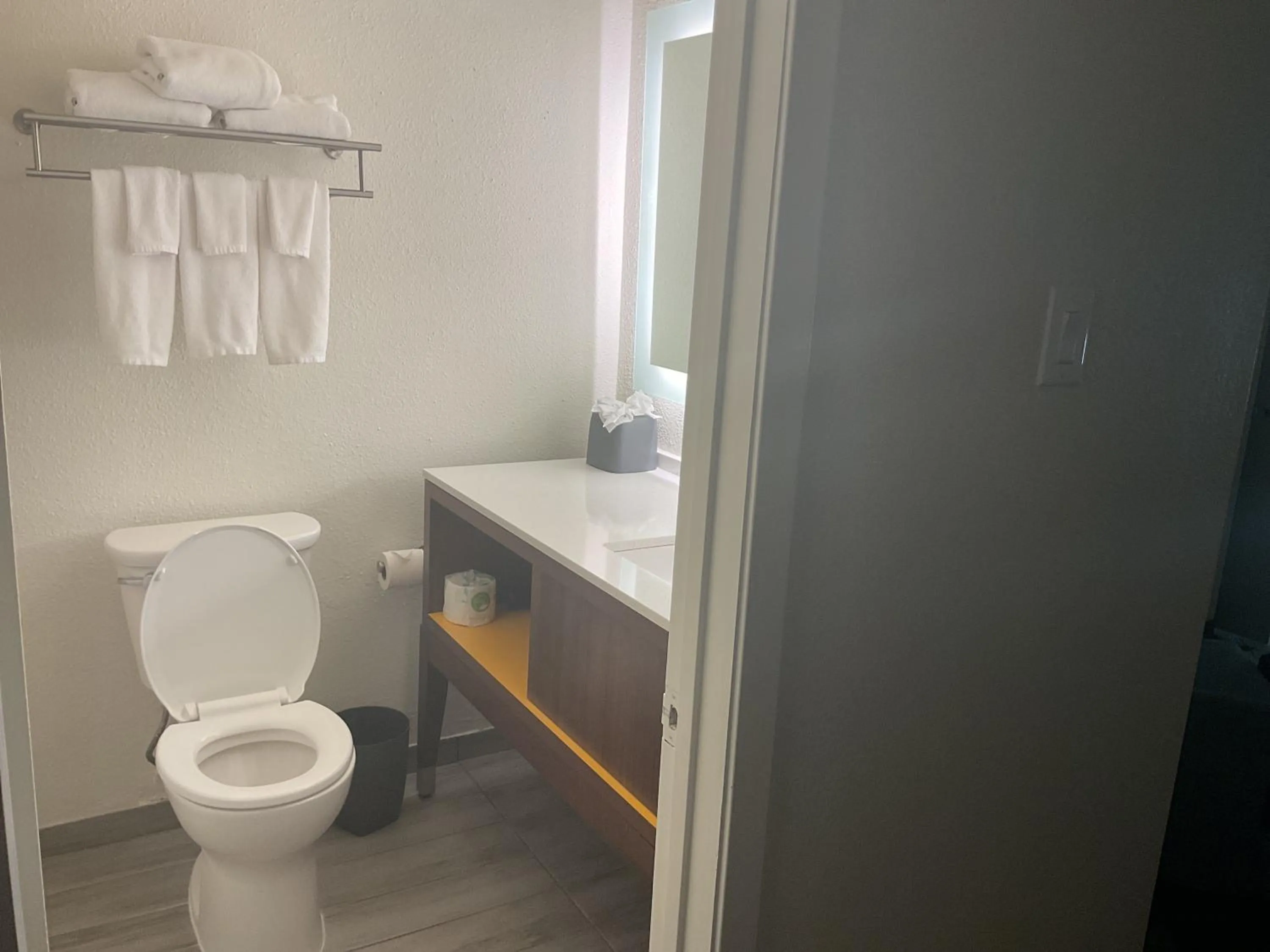 Toilet in Holiday Inn Houston Intercontinental Airport by IHG