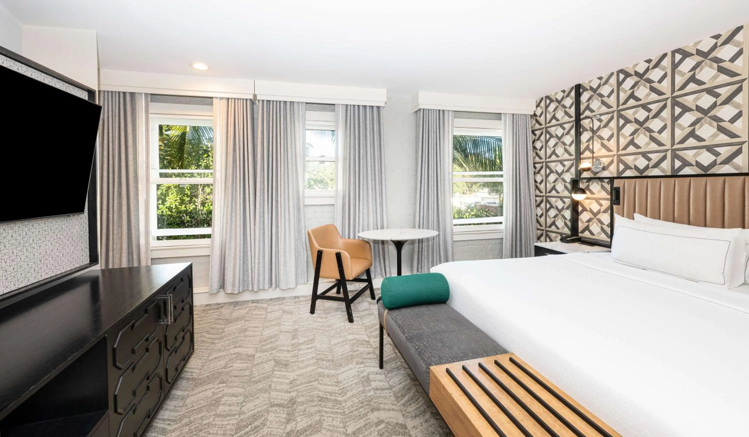 Bed in Hotel Virginia Santa Barbara, Tapestry Collection by Hilton