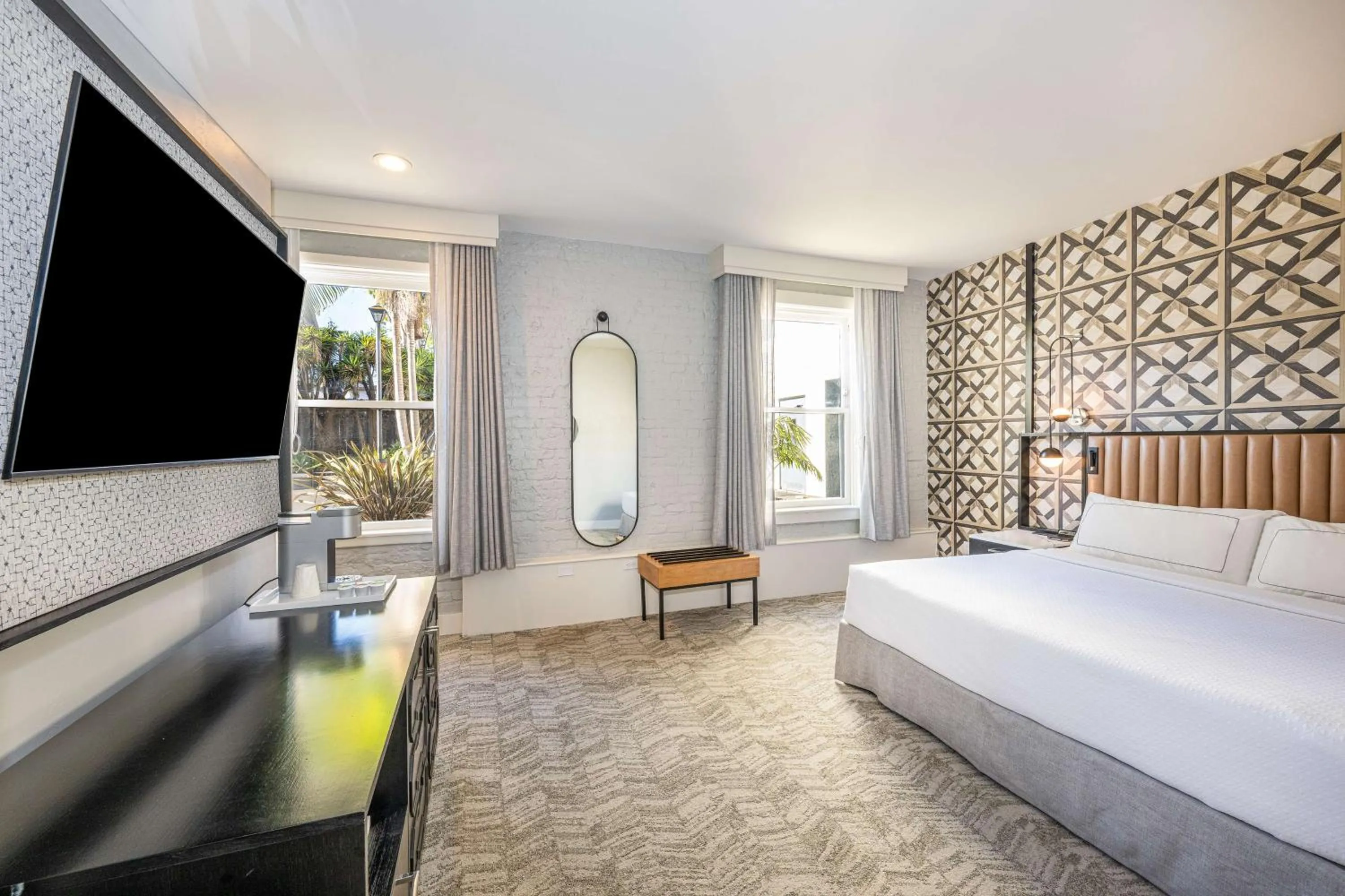 Bed in Hotel Virginia Santa Barbara, Tapestry Collection by Hilton