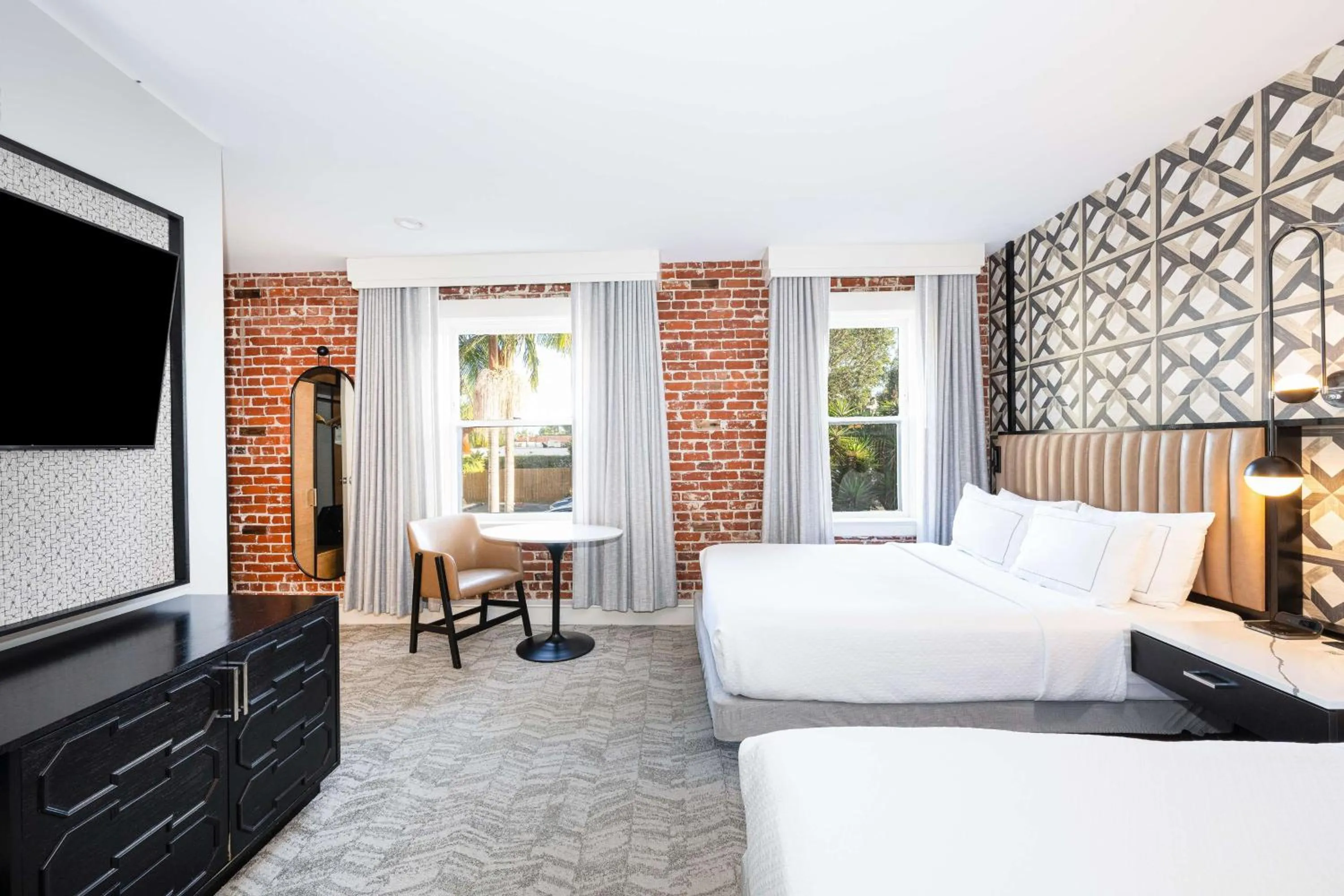 Bed in Hotel Virginia Santa Barbara, Tapestry Collection by Hilton