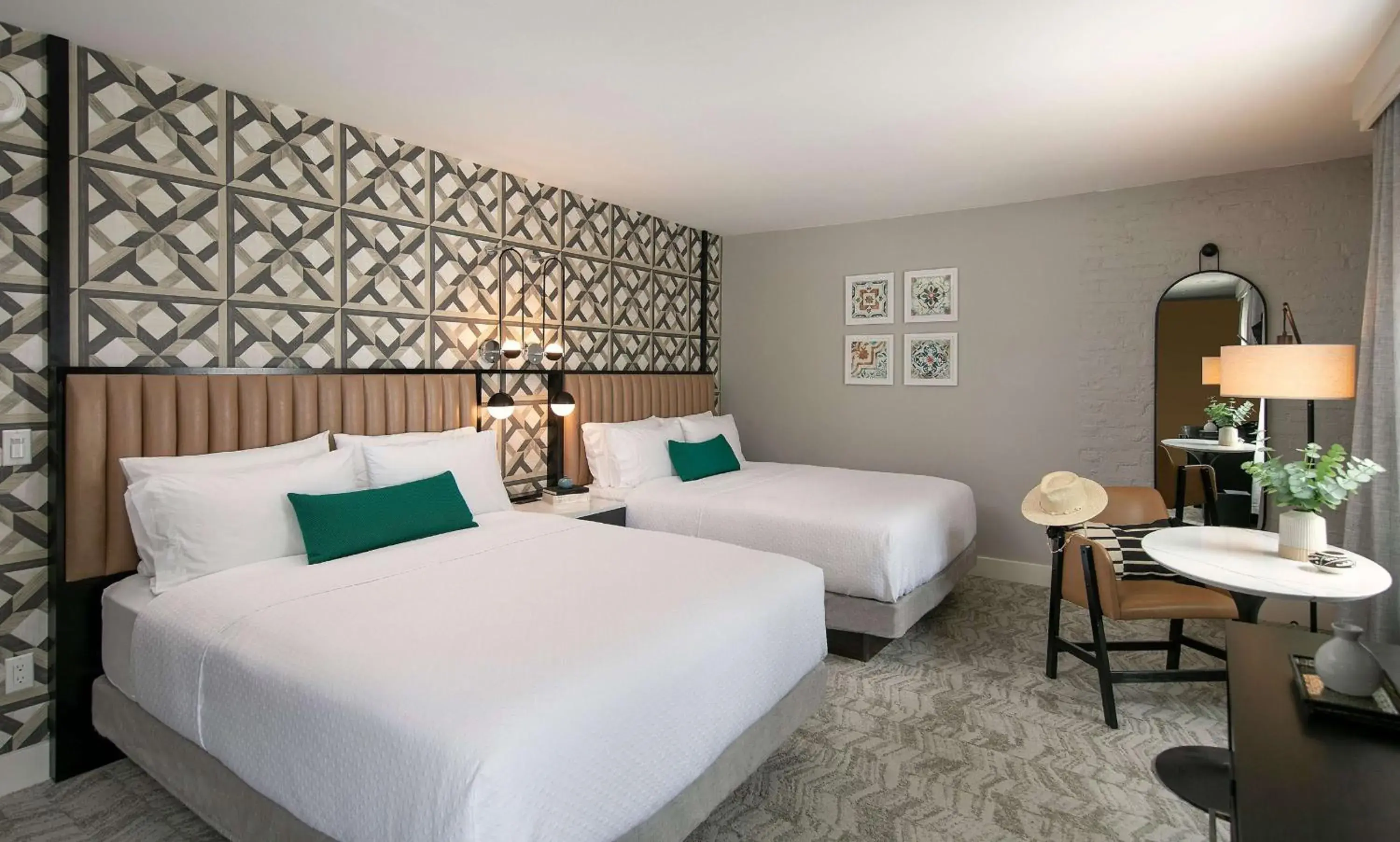 Queen Room with Two Queen Beds in Hotel Virginia Santa Barbara, Tapestry Collection by Hilton Queen Room with Two Queen Beds in Hotel Virginia Santa Barbara, Tapestry Collection by Hilton