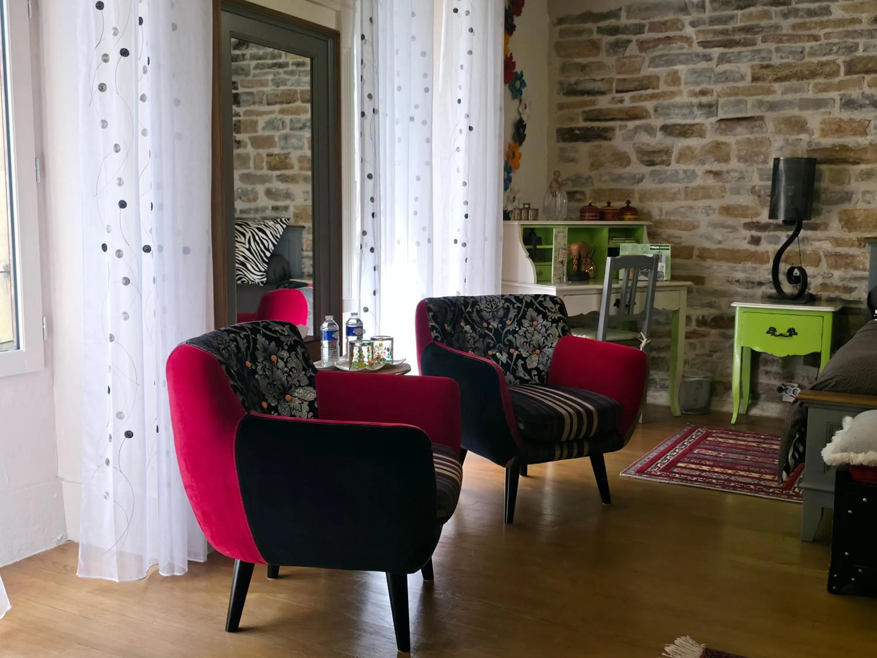 Living room in D'Ici et D'Ailleurs