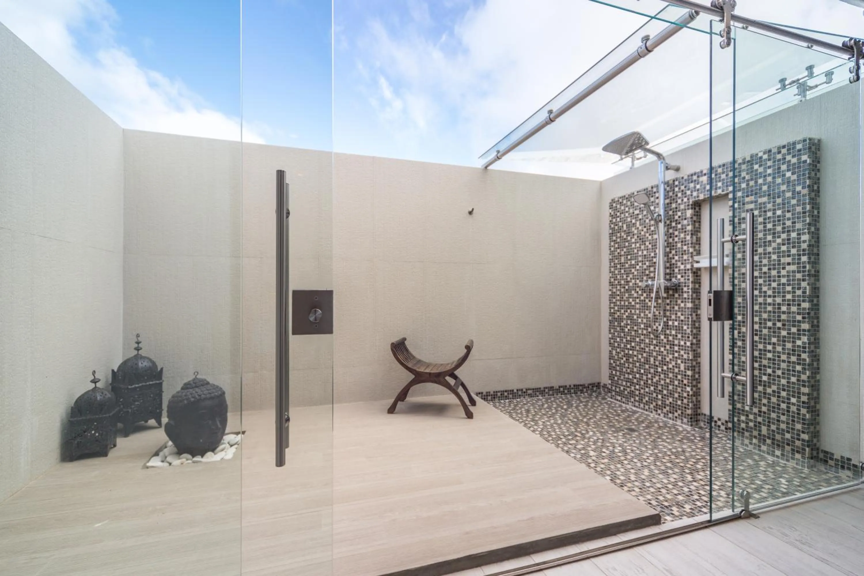 Shower in Ocean Z Boutique Hotel