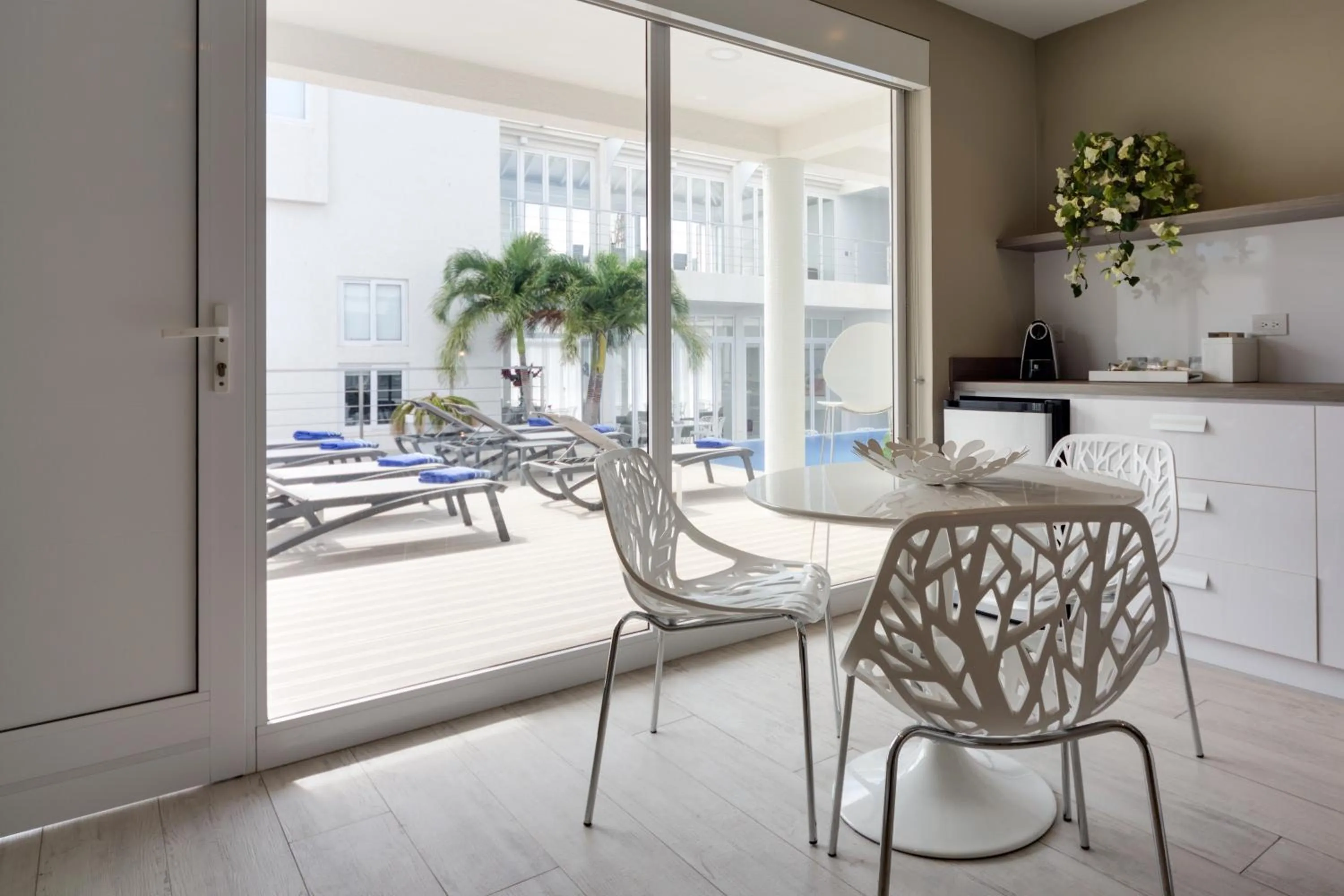 Dining area in Ocean Z Boutique Hotel